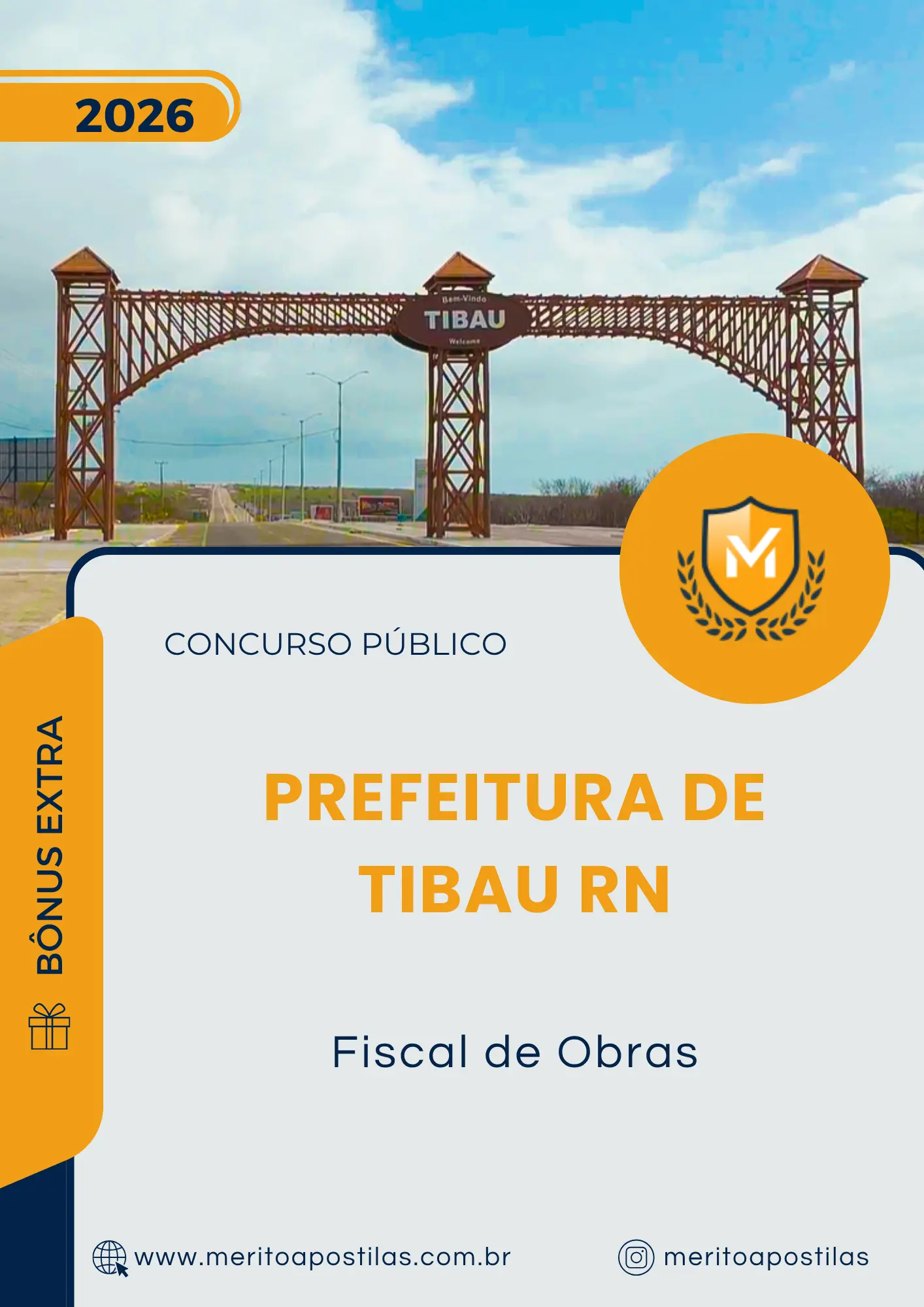 Apostila Fiscal De Obras Prefeitura de Tibau RN 2026