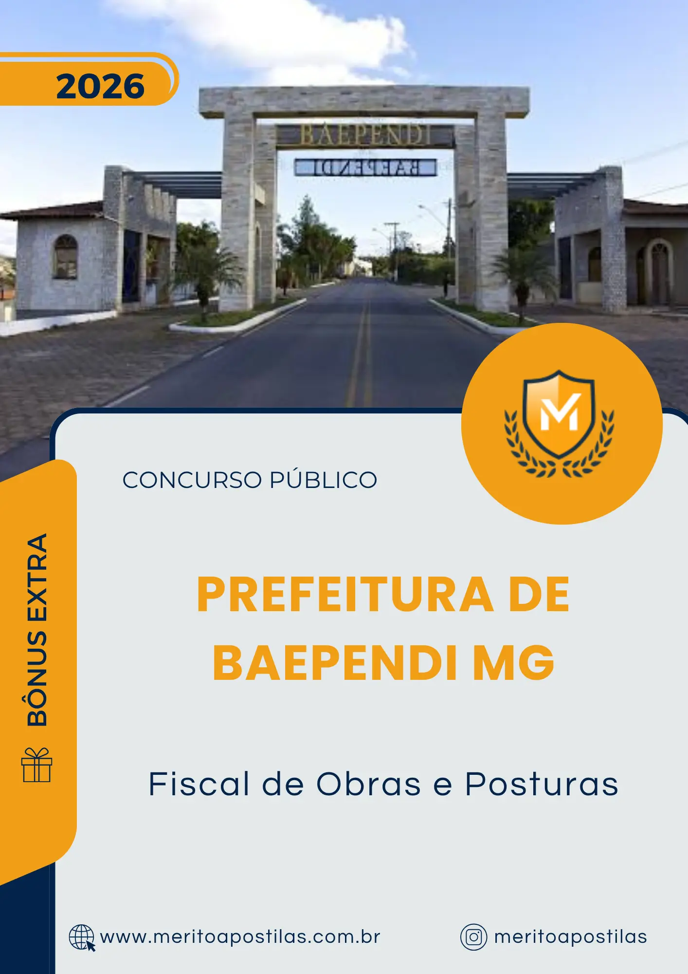 Apostila Fiscal de Obras e Posturas Prefeitura de Baependi MG 2026