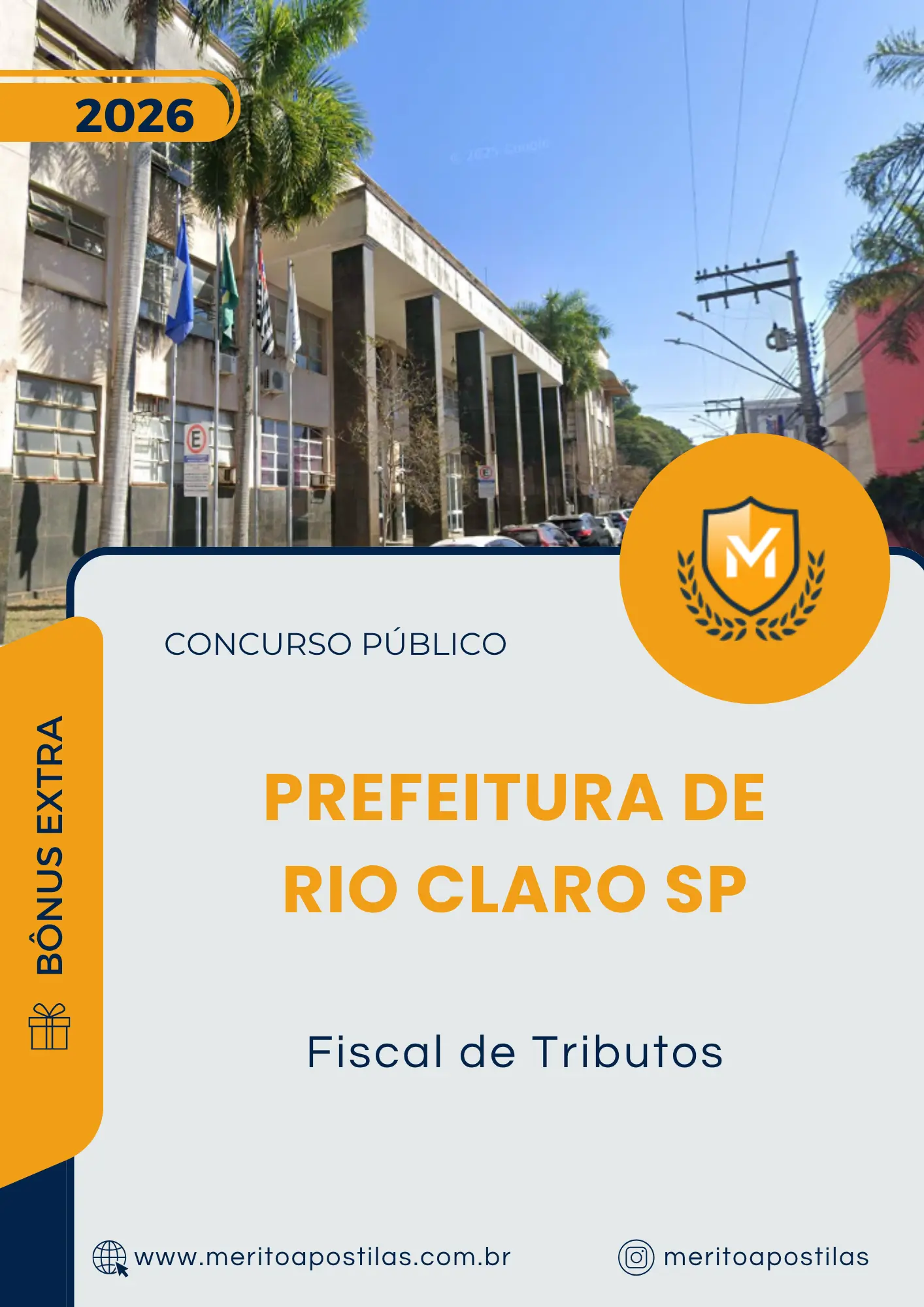 Apostila Fiscal de Tributos Prefeitura de Rio Claro SP 2026