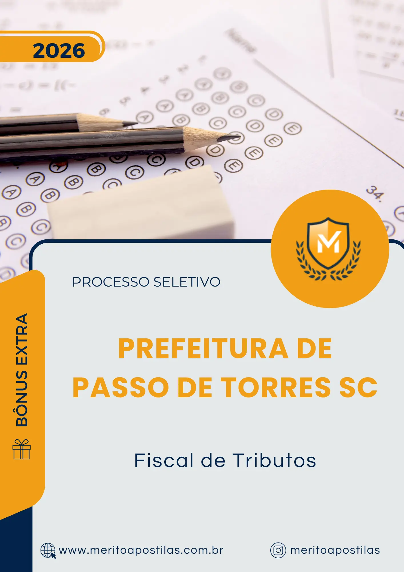 Apostila Fiscal de Tributos Prefeitura de Passo de Torres SC 2026