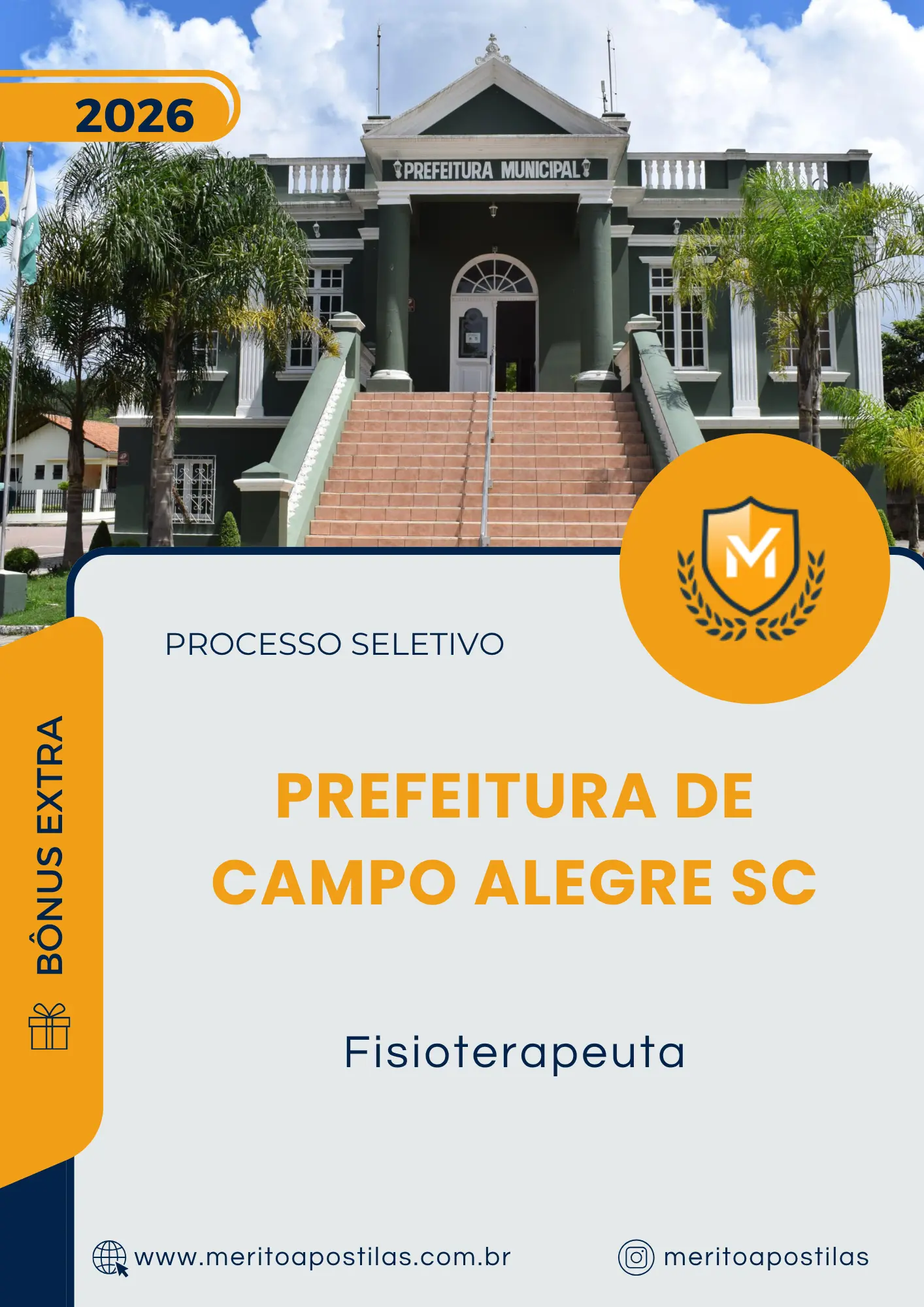 Apostila Fisioterapeuta Prefeitura de Campo Alegre SC 2026