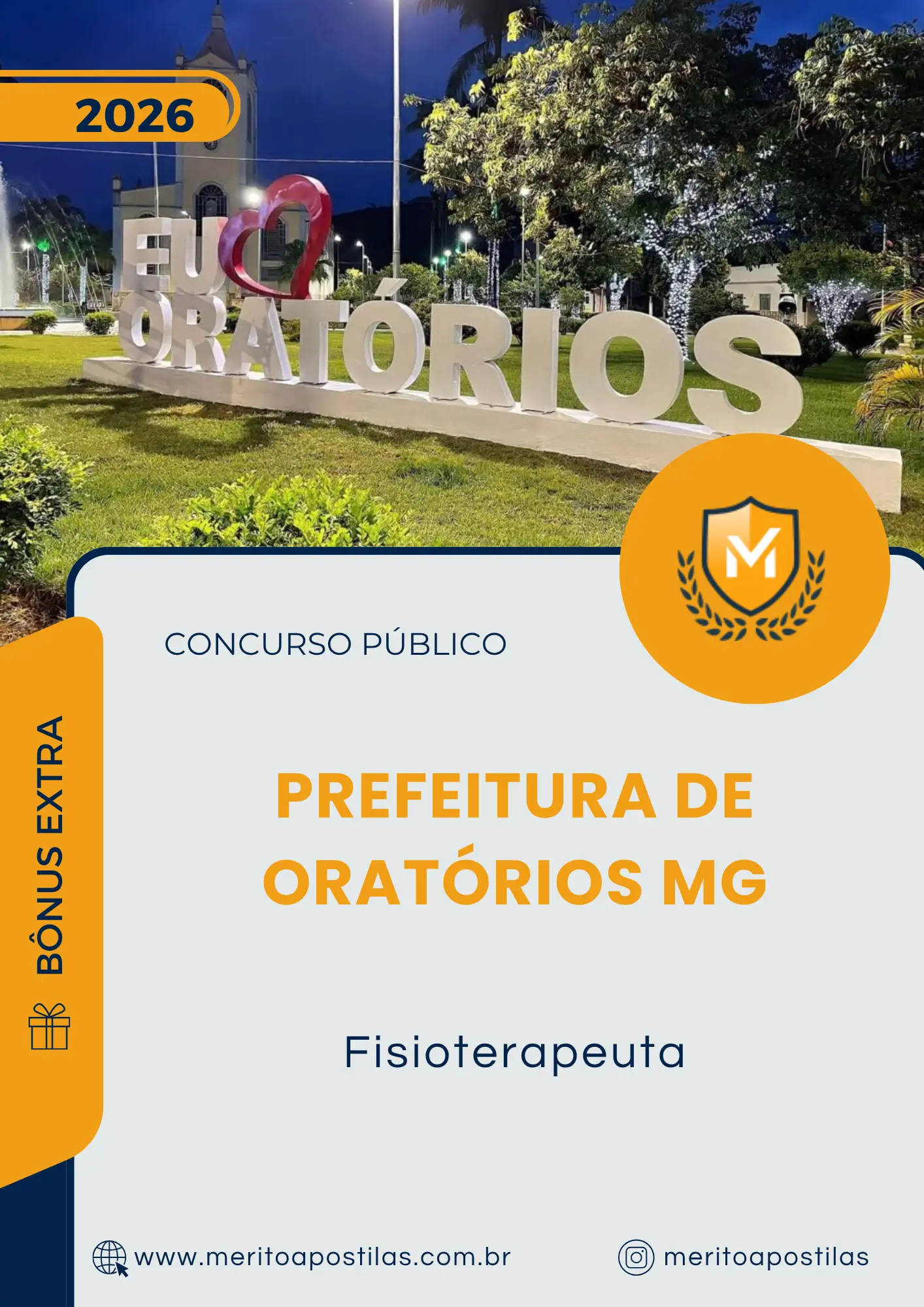 Apostila Fisioterapeuta Prefeitura de Oratórios MG 2026