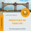 Apostila Fisioterapeuta CER Prefeitura de Tibau RN 2026