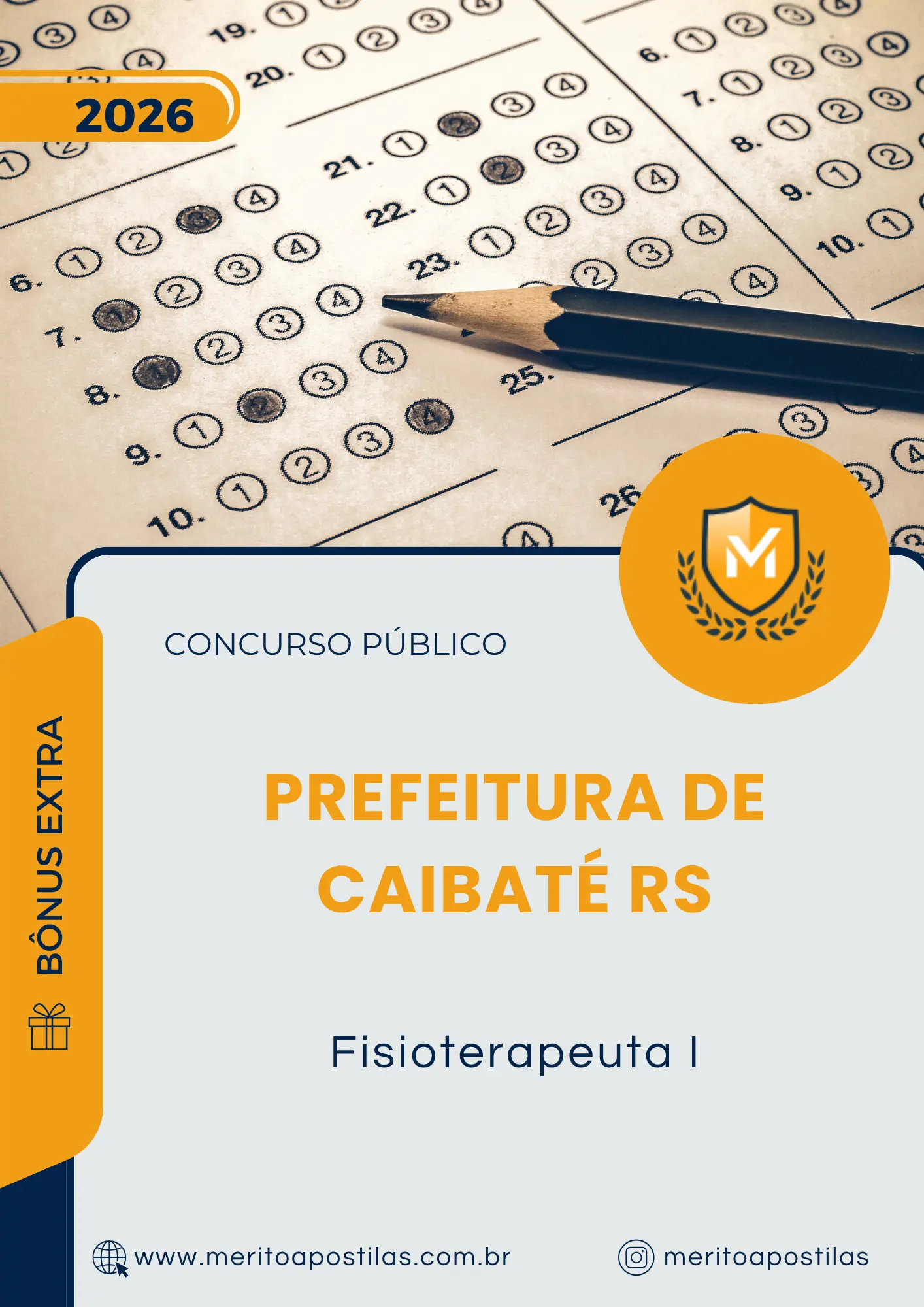 Apostila Fisioterapeuta I Prefeitura de Caibaté RS 2026