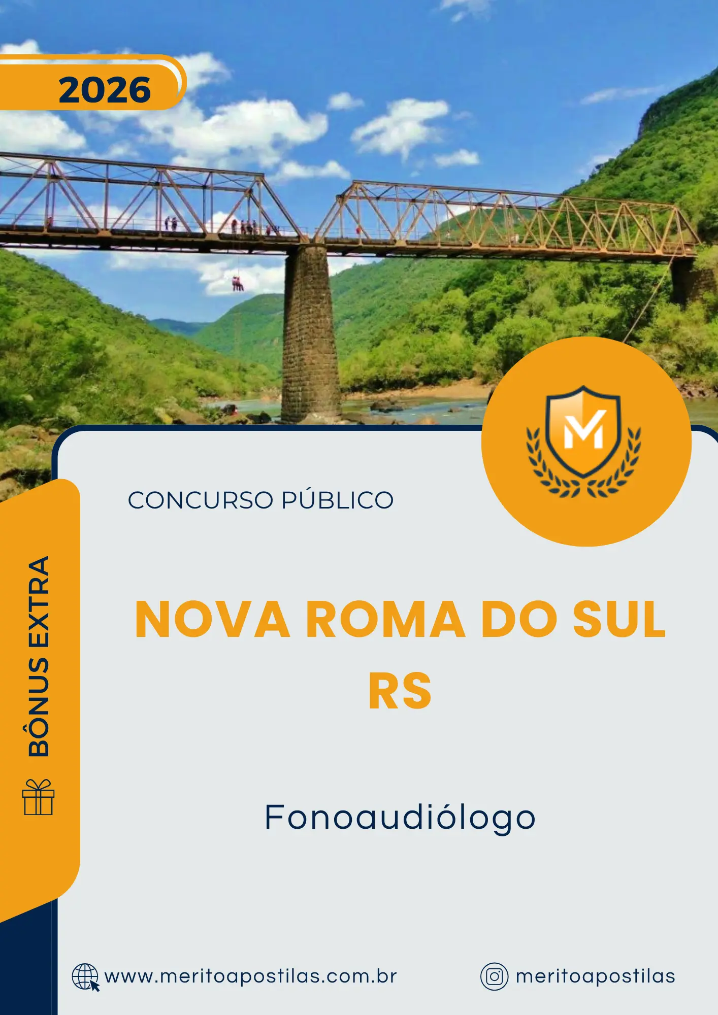 Apostila Fonoaudiólogo Prefeitura de Nova Roma do Sul RS 2026