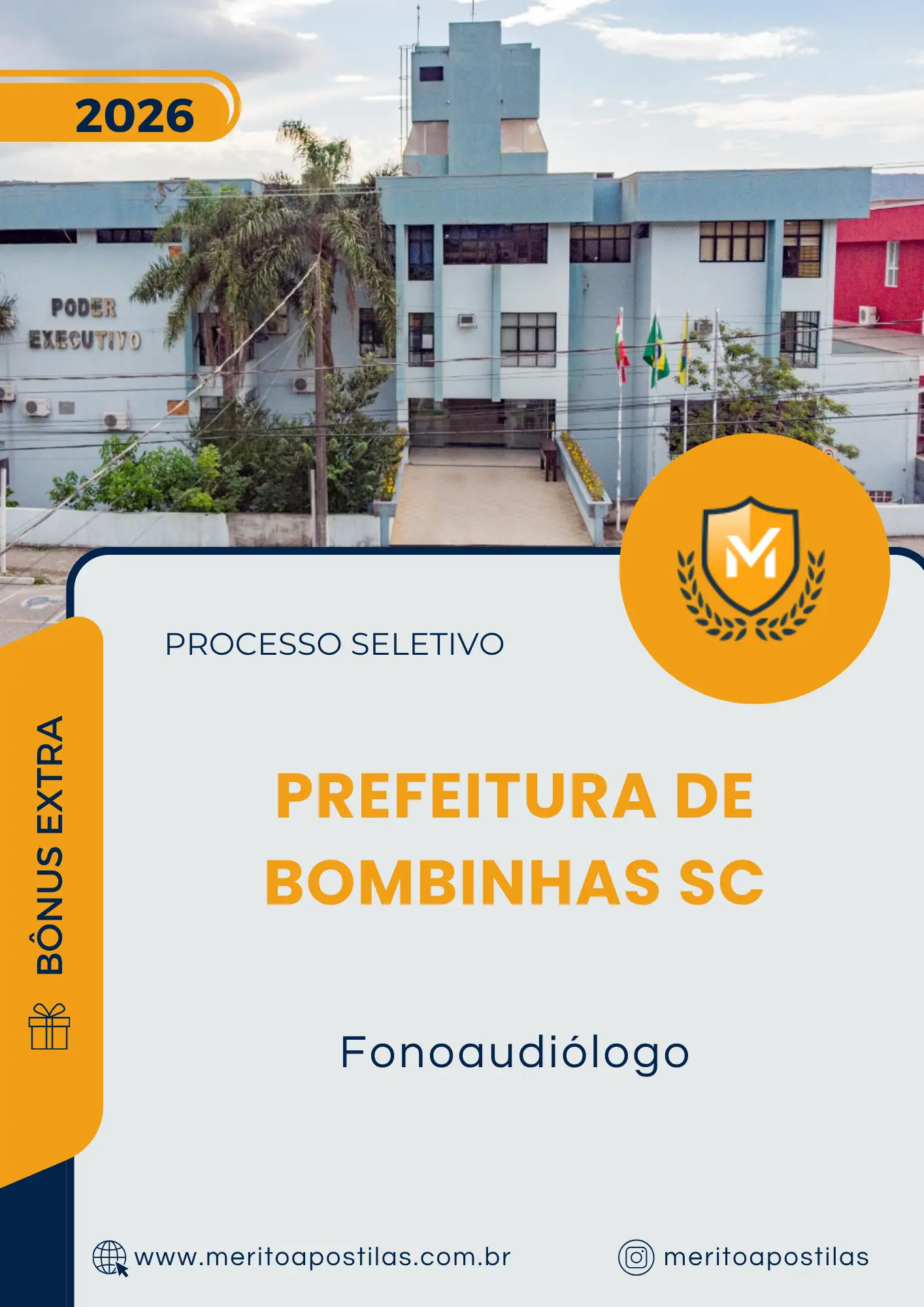 Apostila Fonoaudiólogo Prefeitura de Bombinhas SC 2026