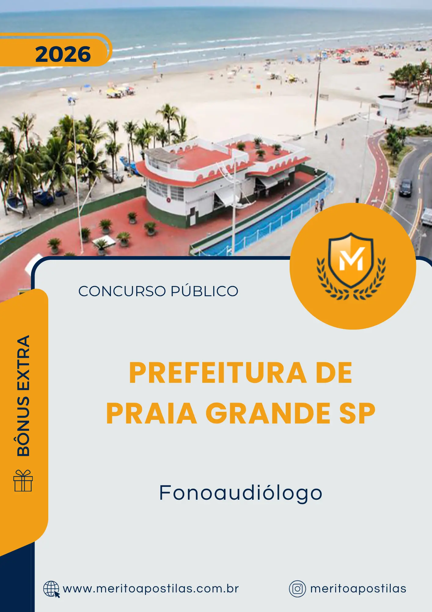 Apostila Fonoaudiólogo Prefeitura de Praia Grande SP 2026