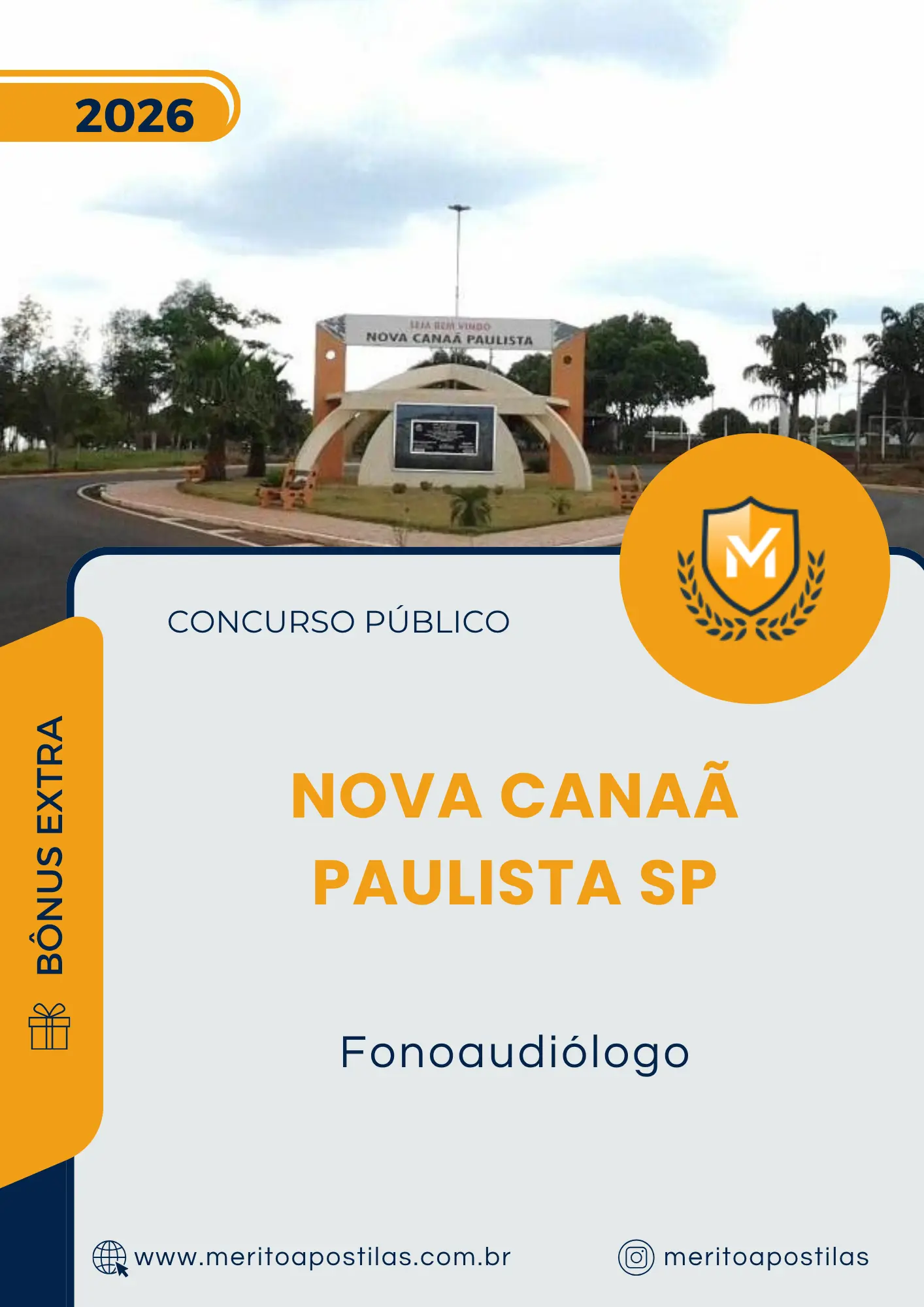Apostila Fonoaudiólogo Prefeitura de Nova Canaã Paulista SP 2026