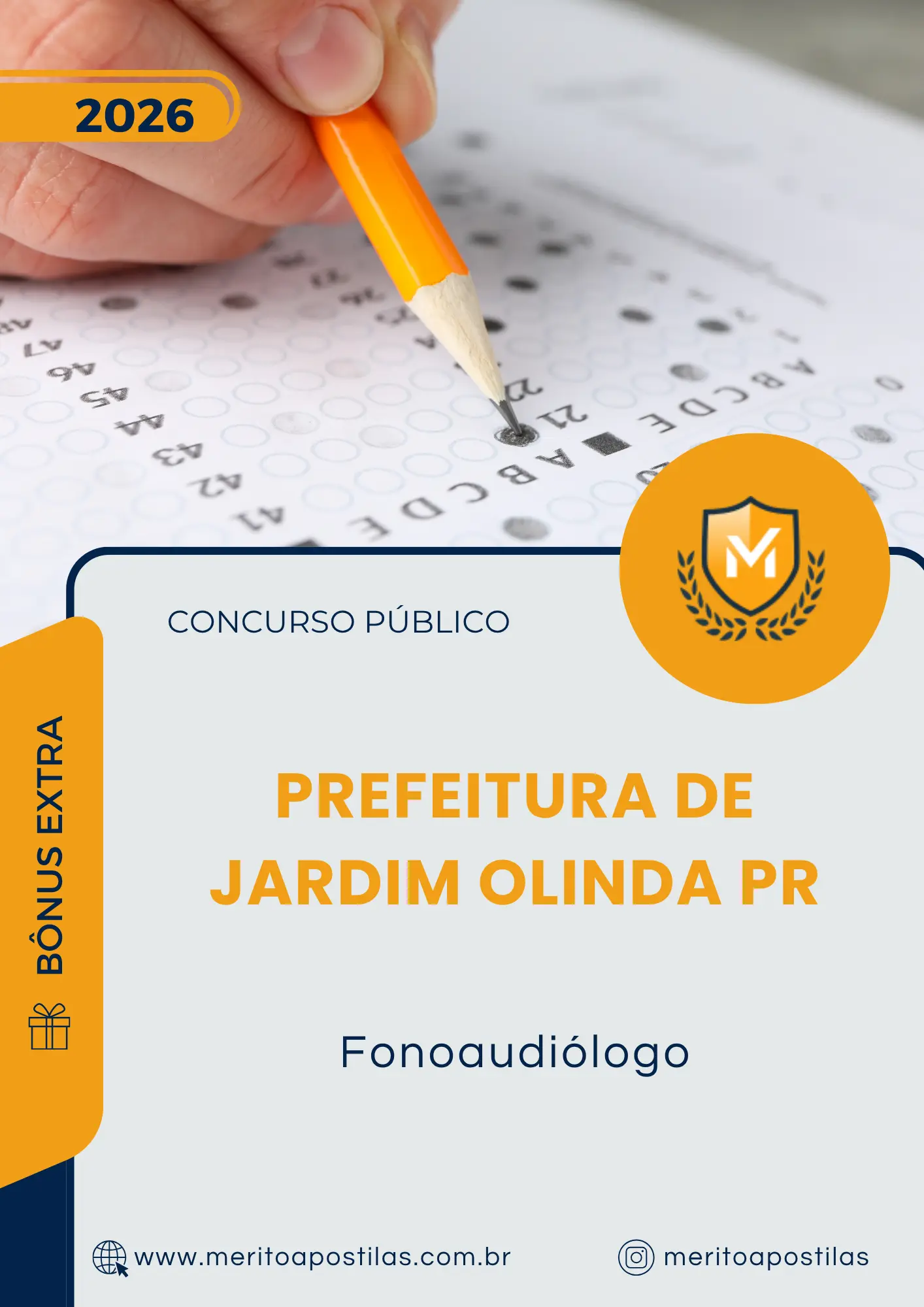 Apostila Fonoaudiólogo Prefeitura de Jardim Olinda PR 2026