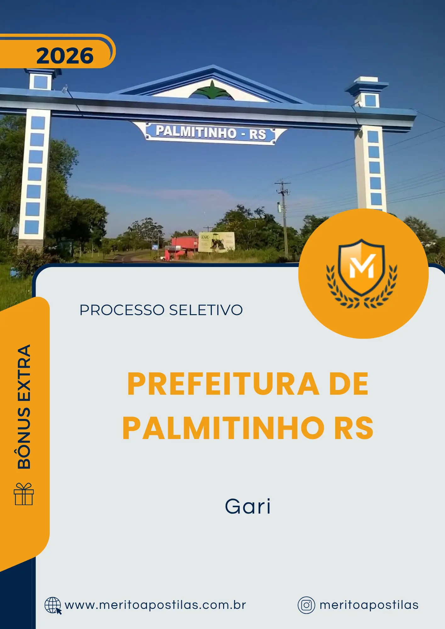 Apostila Gari Prefeitura de Palmitinho RS 2026