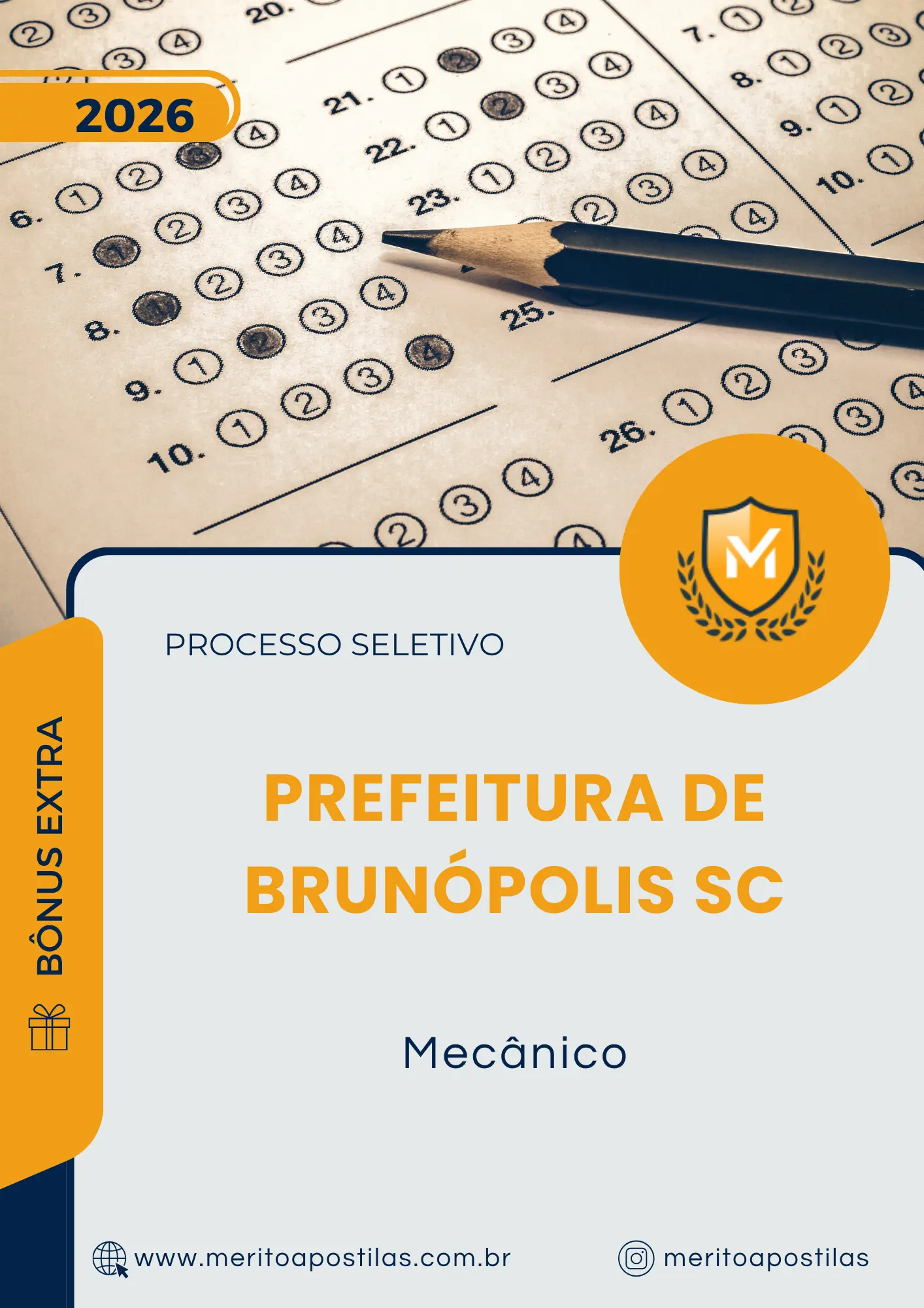 Apostila Mecânico Prefeitura de Brunópolis SC 2026