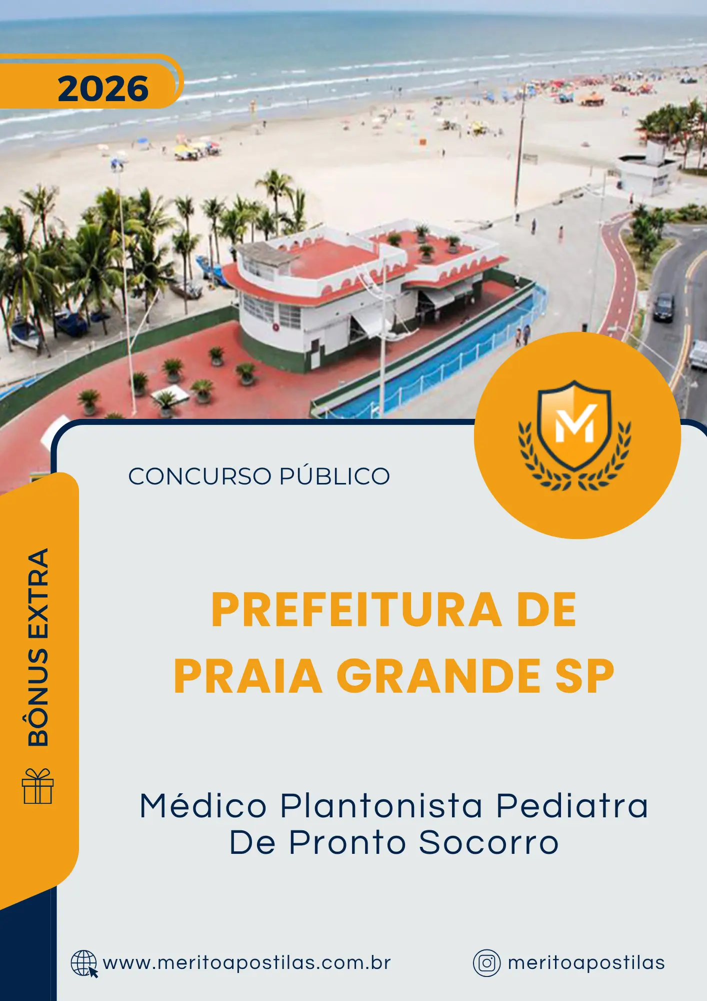 Apostila Médico Plantonista Pediatra De Pronto Socorro Prefeitura de Praia Grande SP 2026