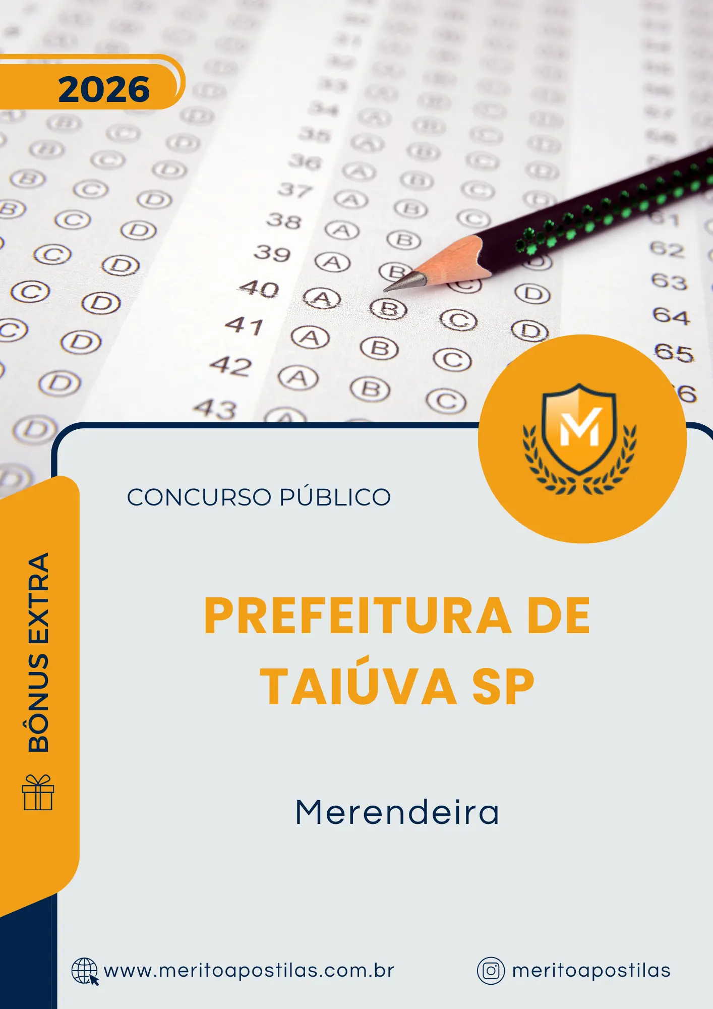 Apostila Merendeira Prefeitura de Taiúva SP 2026