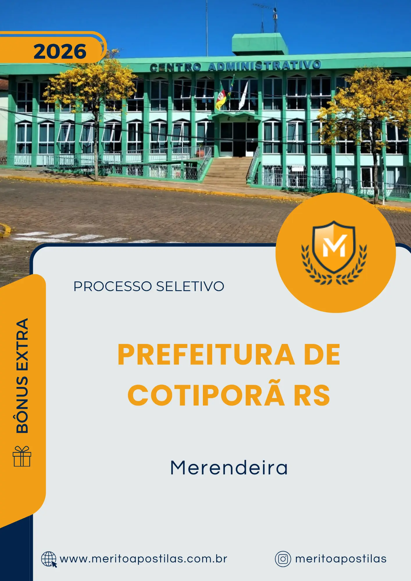 Apostila Merendeira Prefeitura de Cotiporã RS 2026
