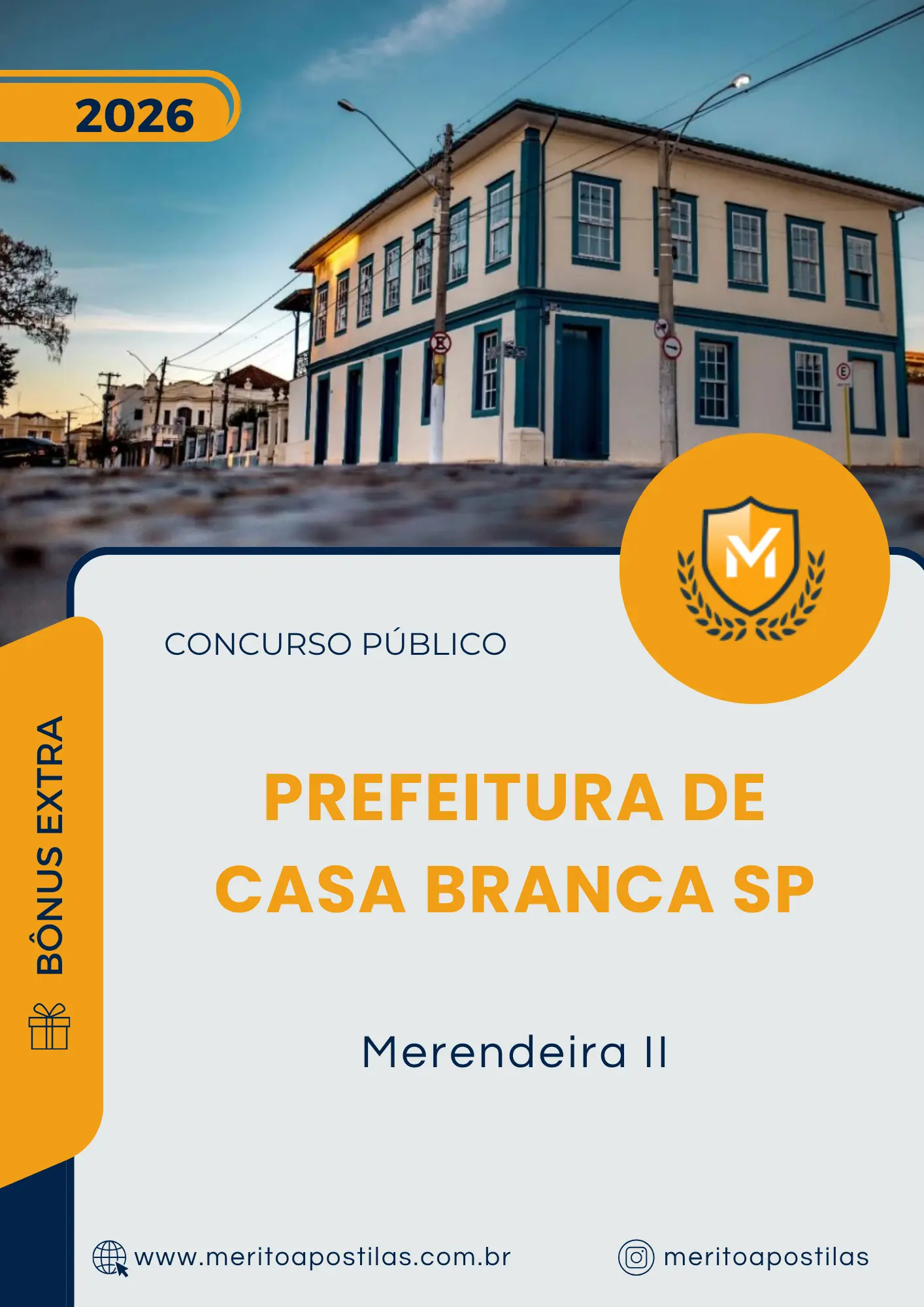 Apostila Merendeira II Prefeitura de Casa Branca SP 2026