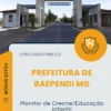 Apostila Monitor de Creche Educação Infantil Prefeitura de Baependi MG 2026