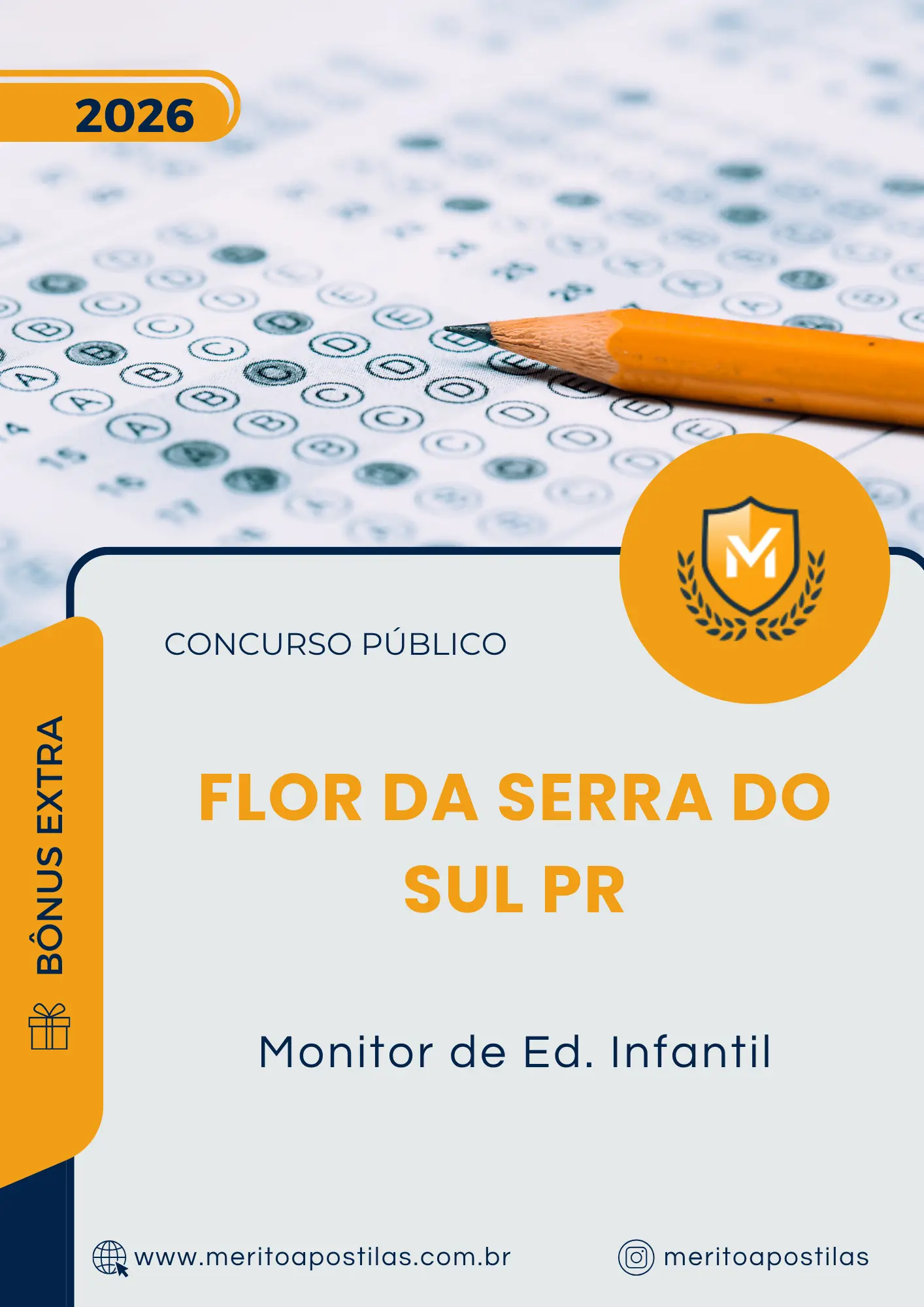 Apostila Monitor de Ed Infantil Prefeitura de Flor da Serra do Sul PR 2026