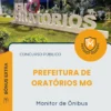 Apostila Monitor de Ônibus Prefeitura de Oratórios MG 2026