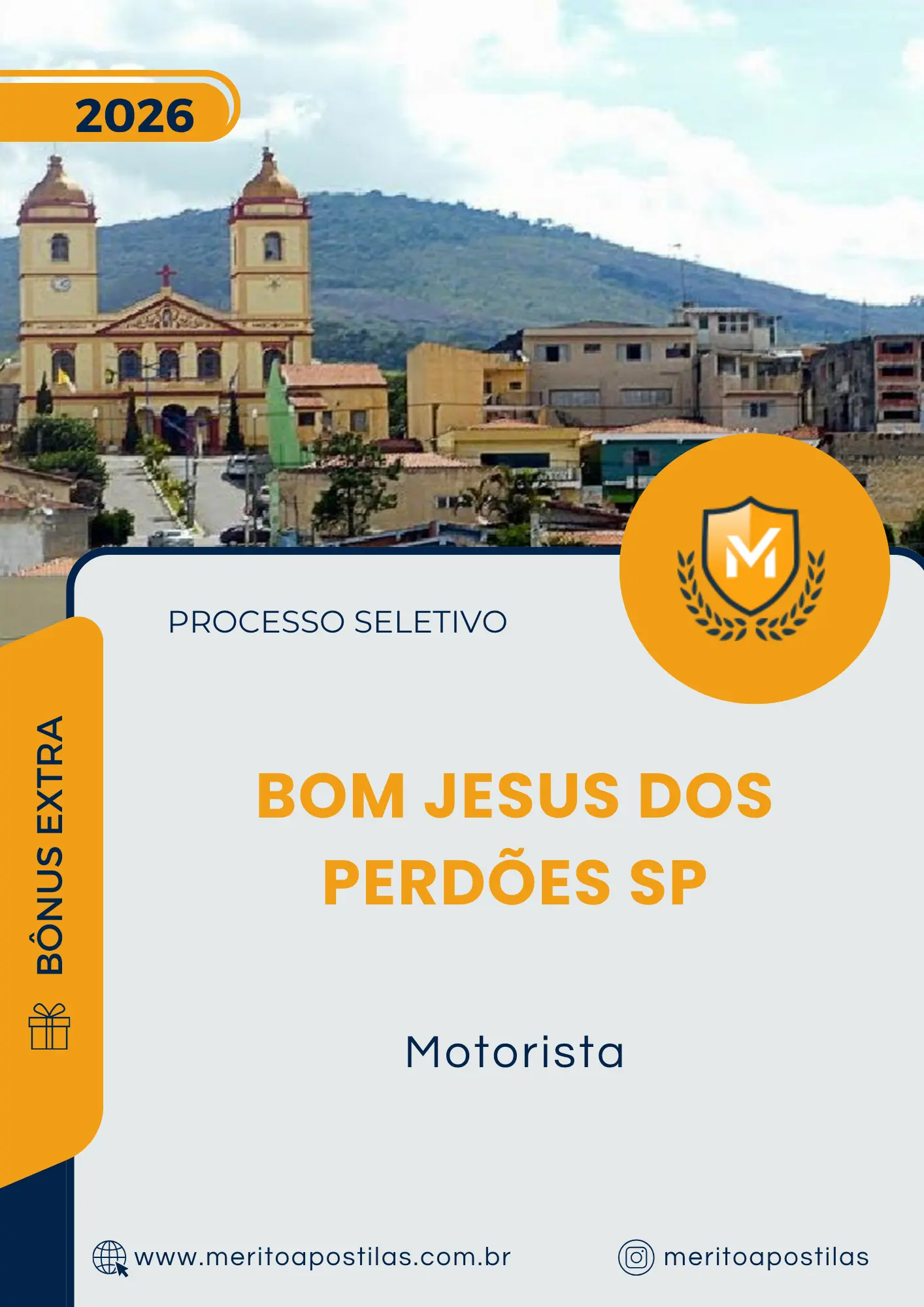 Apostila Motorista Prefeitura de Bom Jesus dos Perdões SP 2026