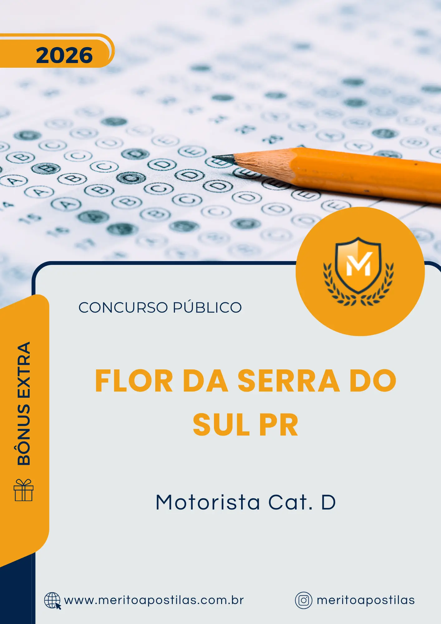 Apostila Motorista Cat D Prefeitura de Flor da Serra do Sul PR 2026