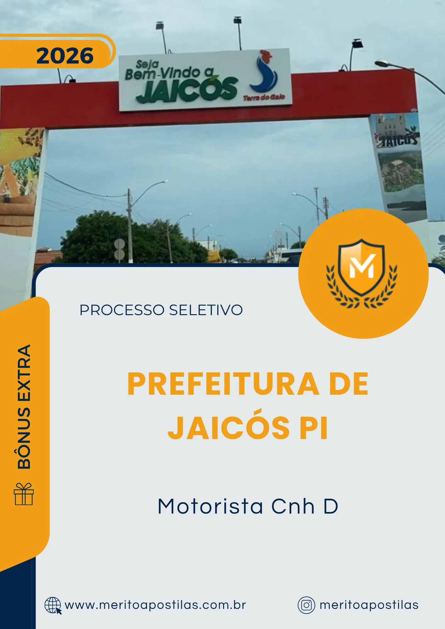 Apostila Motorista Cnh D Prefeitura de Jaicós PI 2026