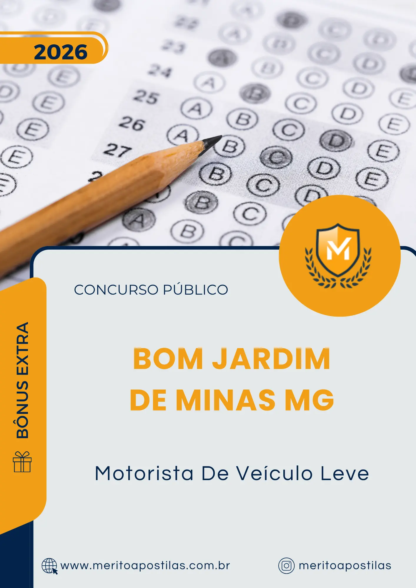 Apostila Motorista De Veículo Leve Prefeitura de Bom Jardim de Minas MG 2026