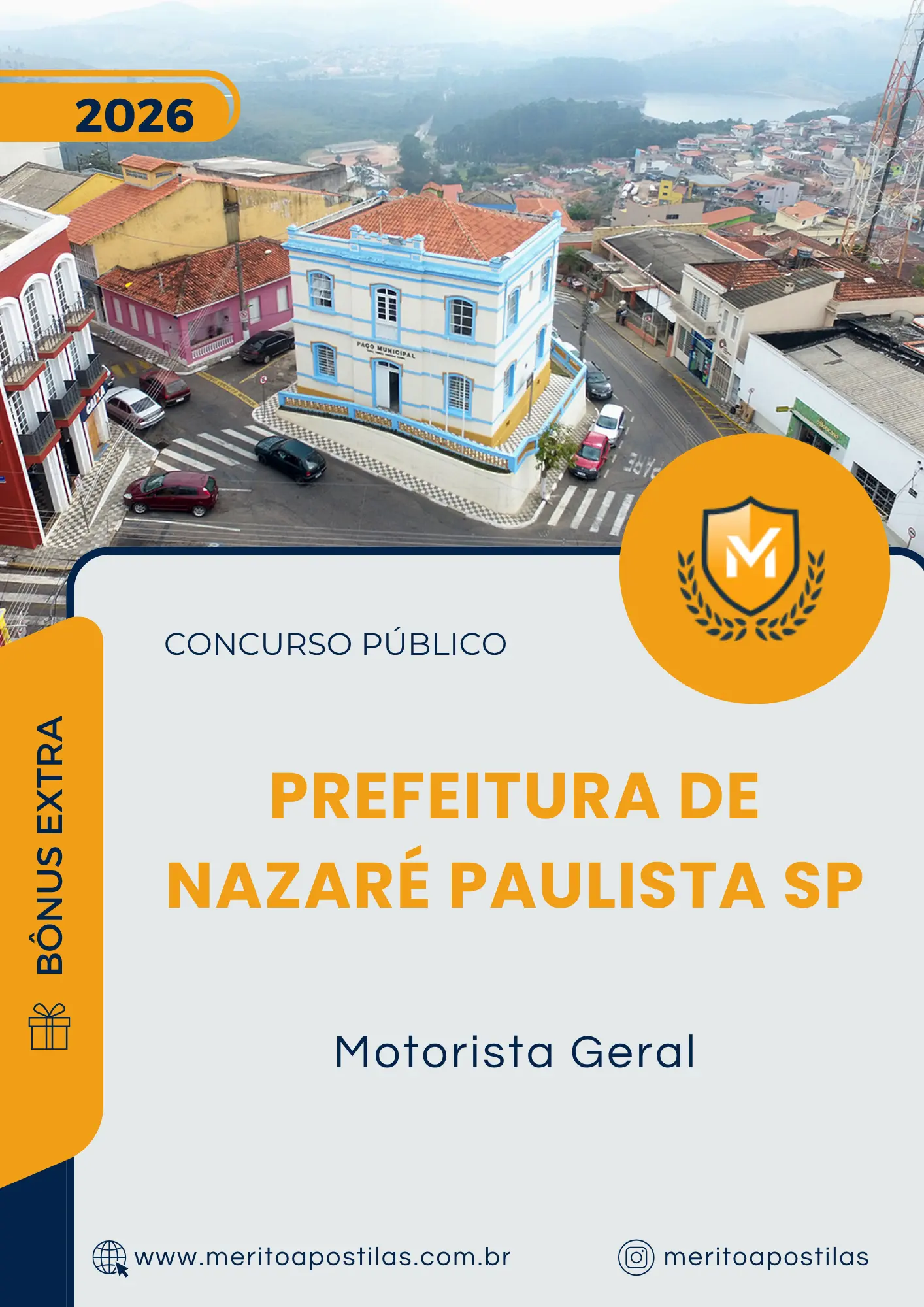 Apostila Motorista Geral Prefeitura de Nazaré Paulista SP 2026