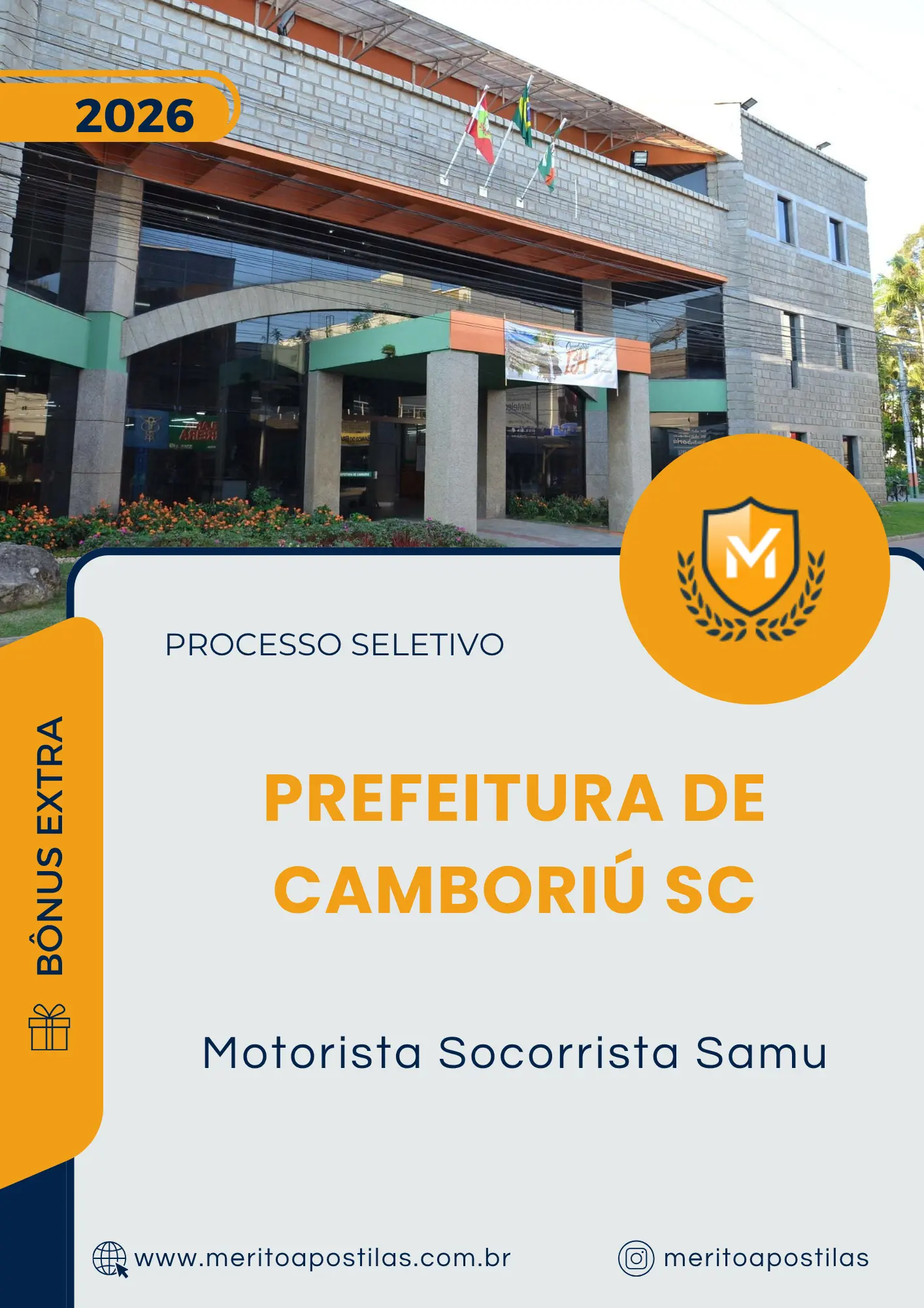 Apostila Motorista Socorrista Samu Prefeitura de Camboriú SC 2026