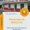 Apostila Motorista de Ambulância Socorrista Prefeitura de Ibiraçu ES 2026