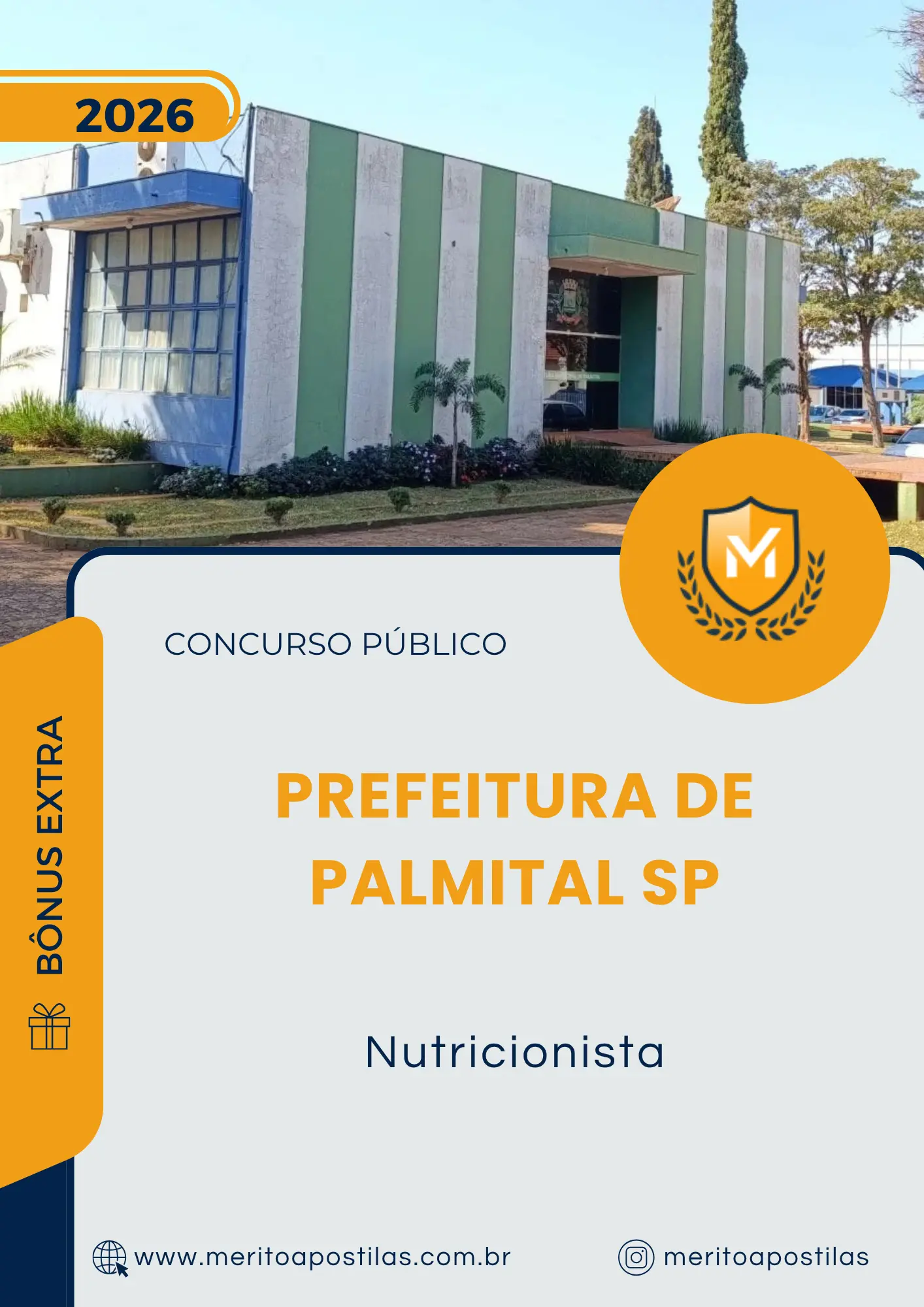 Apostila Nutricionista Prefeitura de Palmital SP 2026