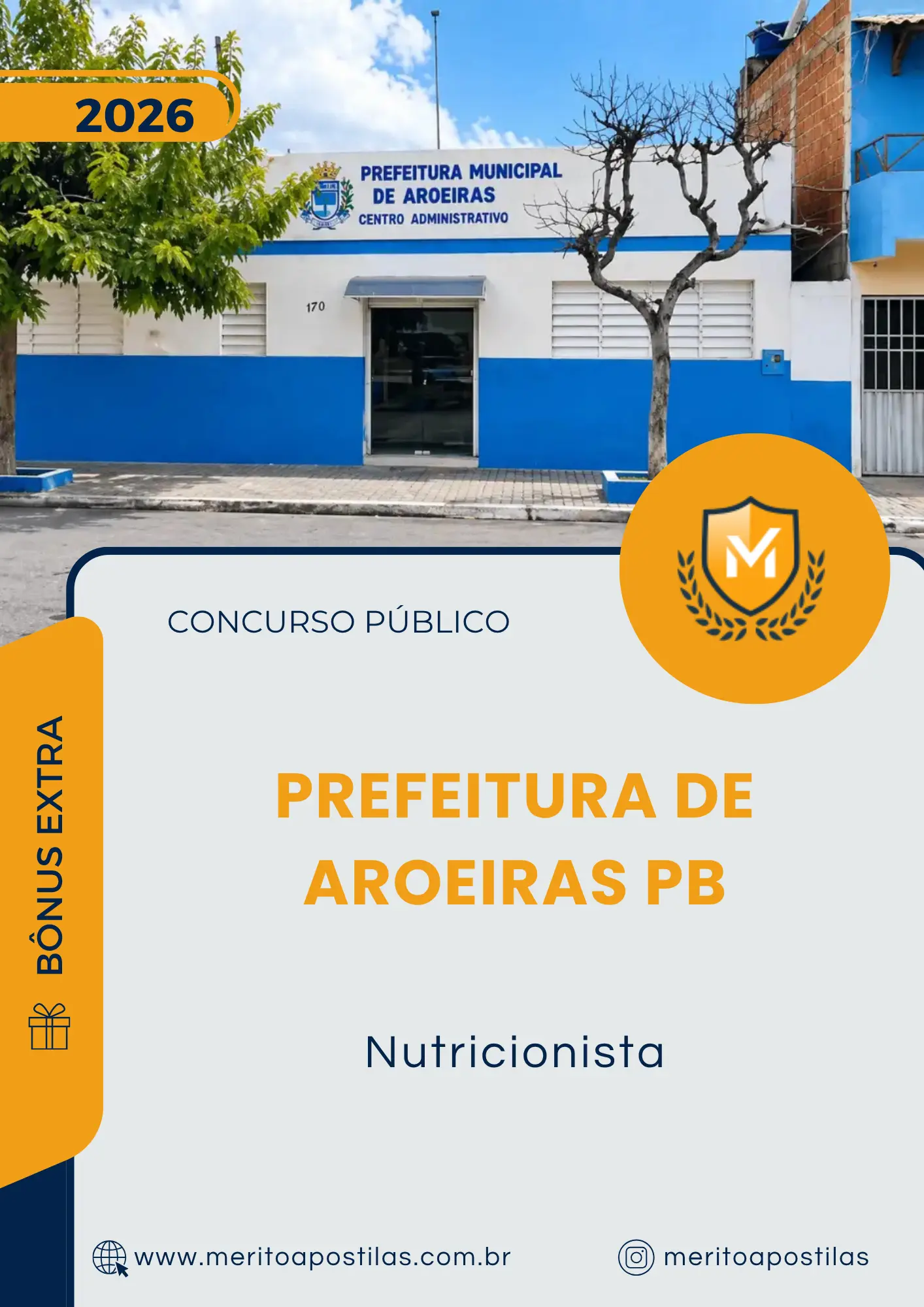 Apostila Nutricionista Prefeitura de Aroeiras PB 2026