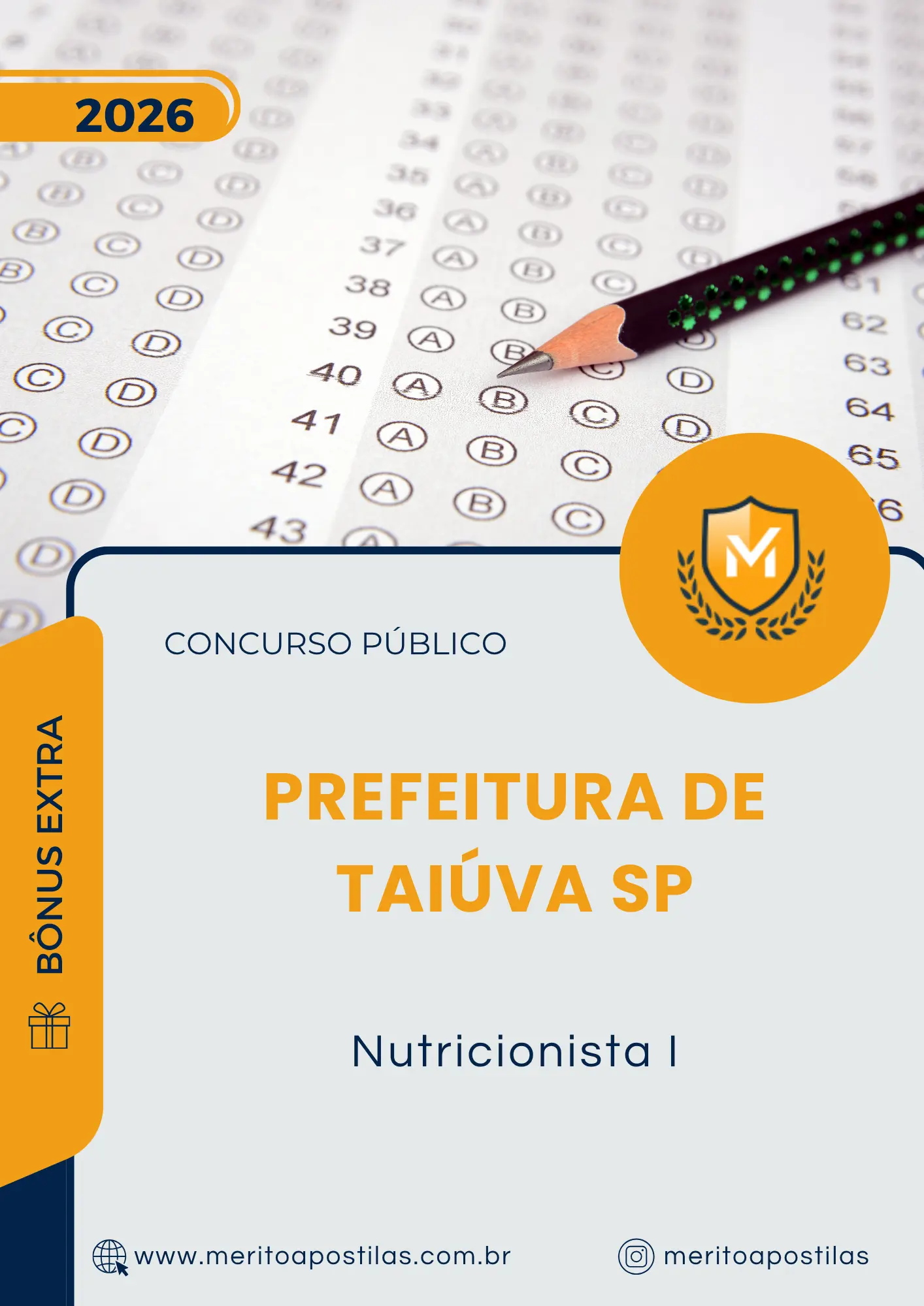 Apostila Nutricionista I Prefeitura de Taiúva SP 2026