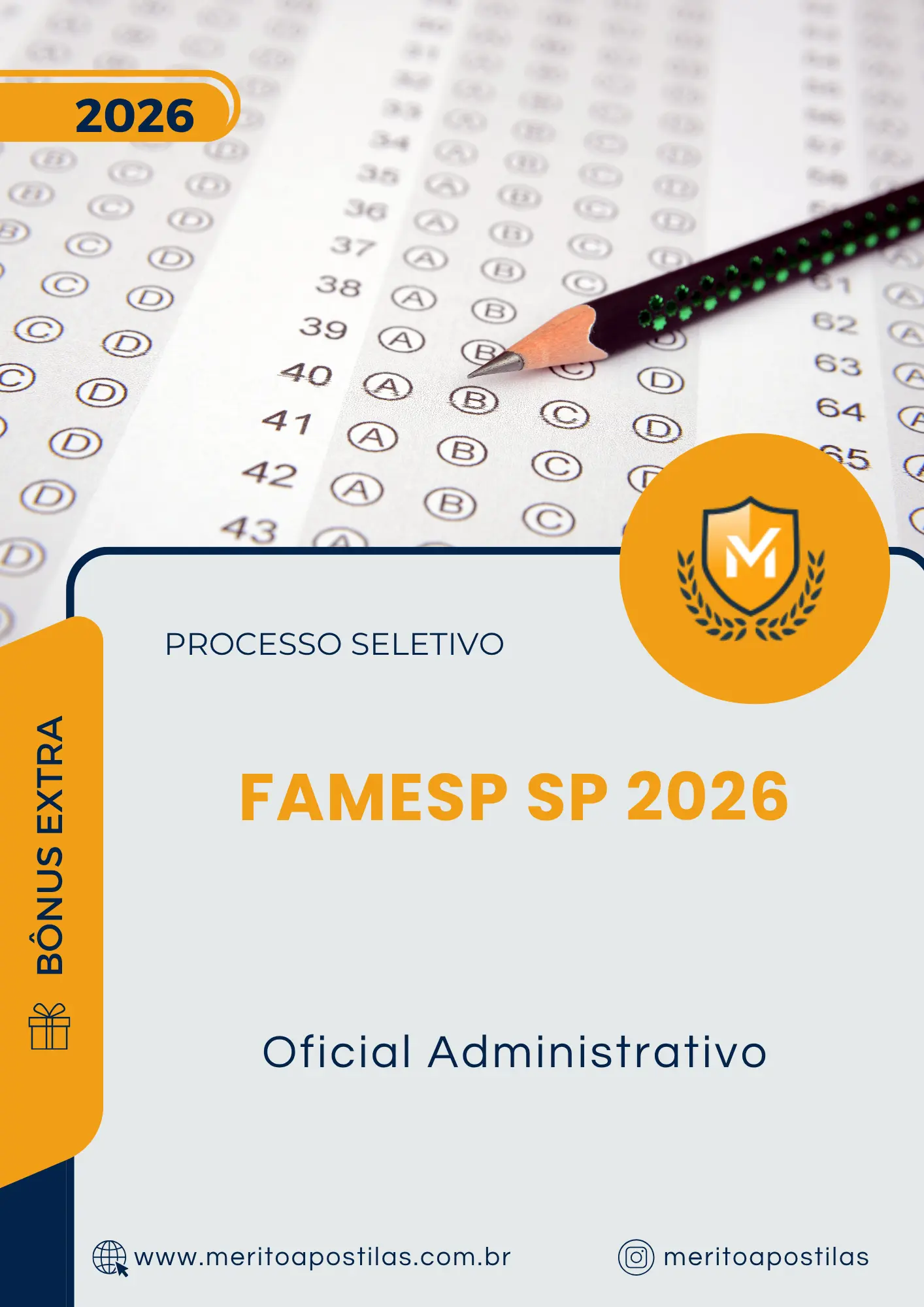 Apostila Oficial Administrativo Processo Seletivo FAMESP SP 2026