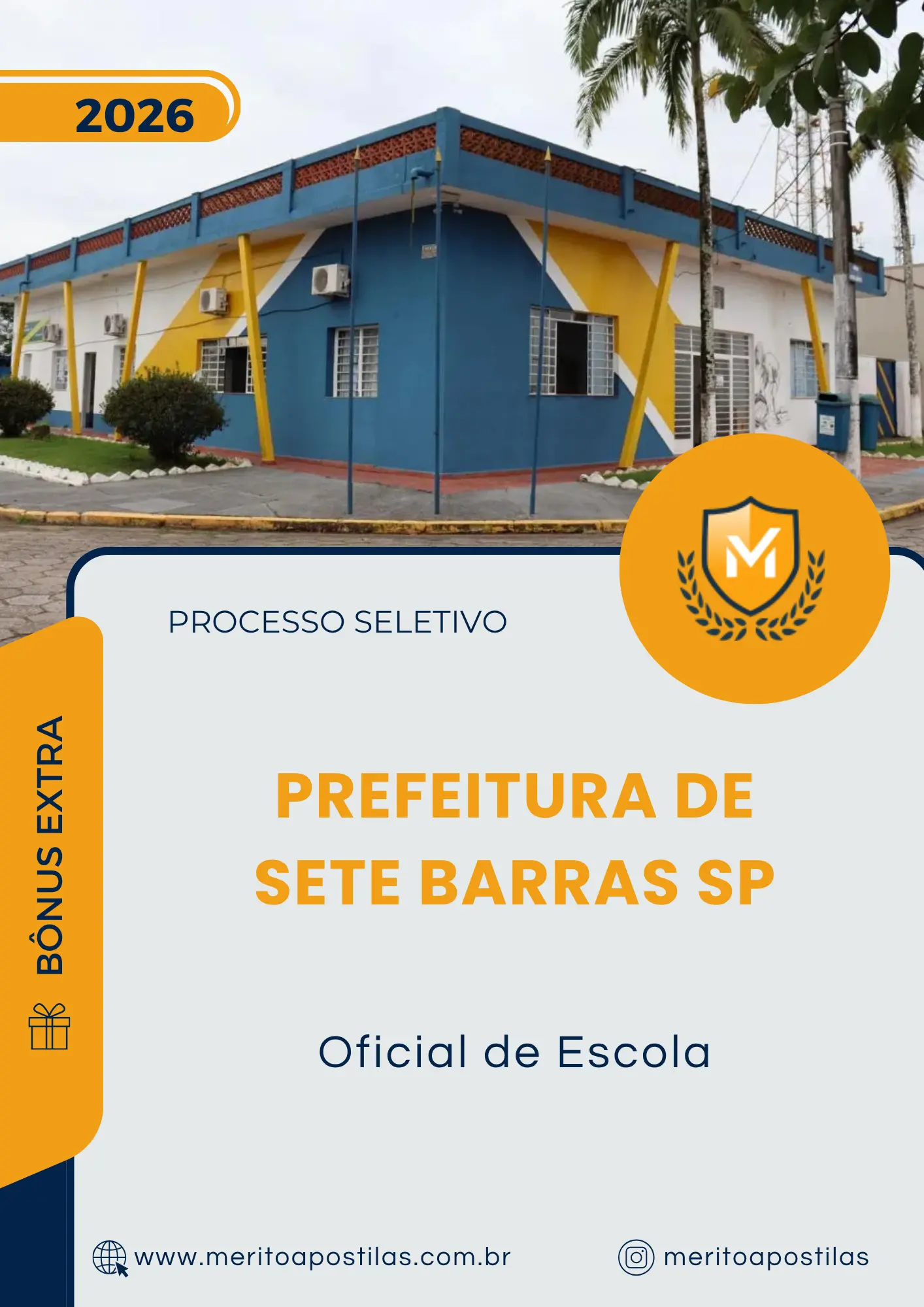 Apostila Oficial de Escola Prefeitura de Sete Barras SP 2026