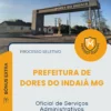 Apostila Oficial de Serviços Administrativos Prefeitura de Dores do Indaiá MG 2026