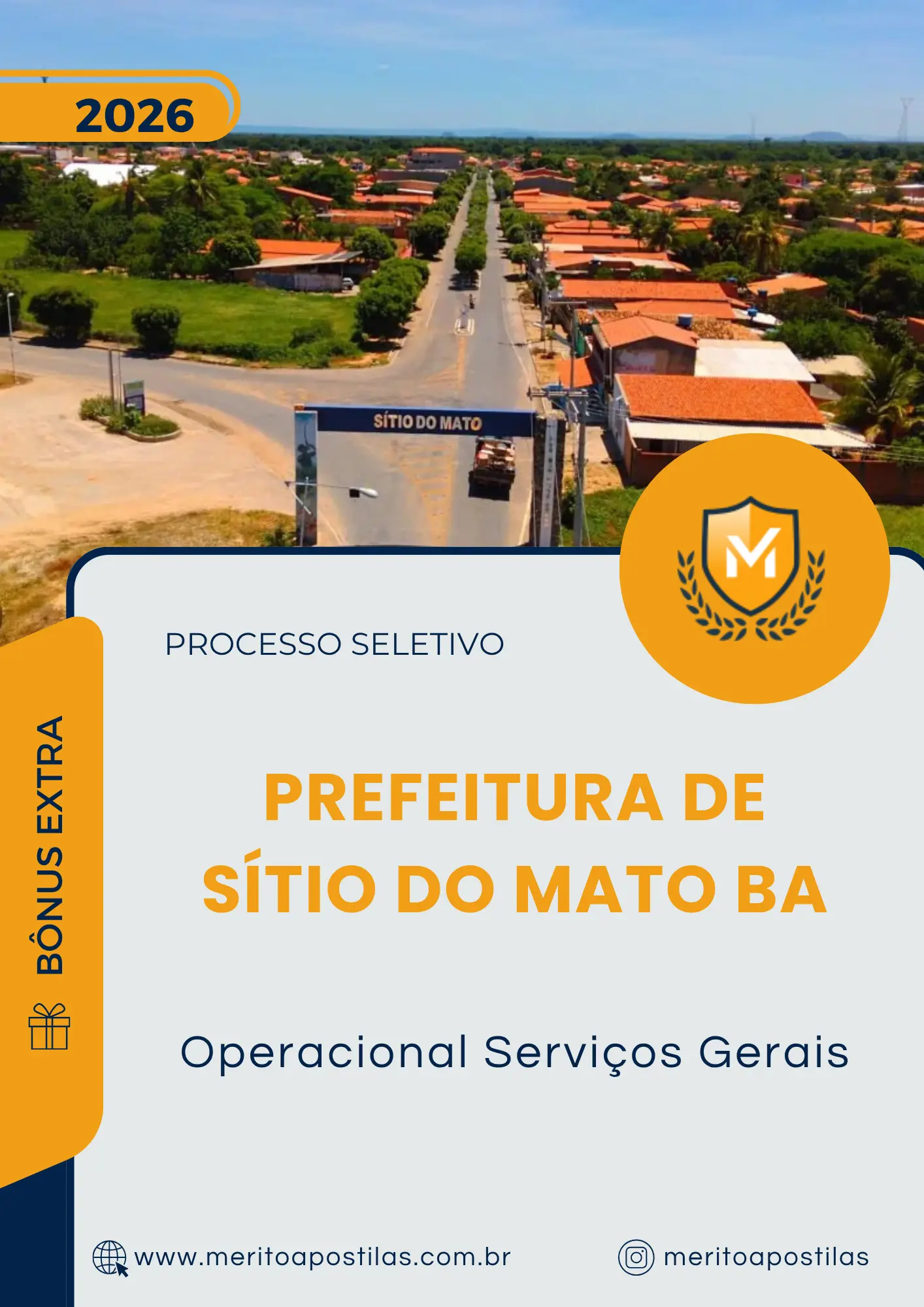 Apostila Operacional Serviços Gerais Prefeitura de Sítio do Mato BA 2026