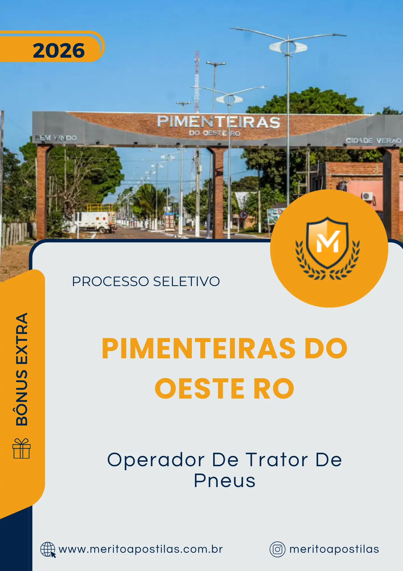 Apostila Operador De Trator De Pneus Prefeitura de Pimenteiras do Oeste RO 2026