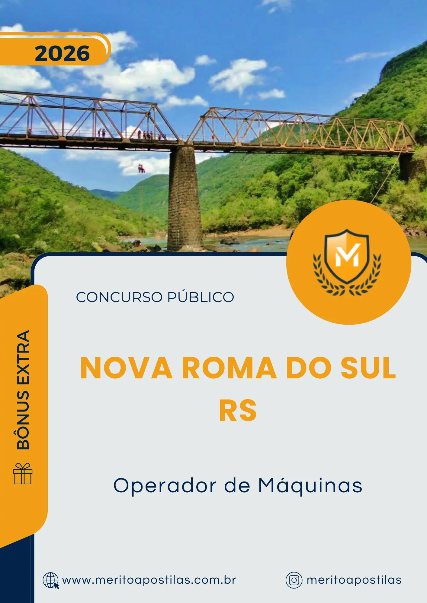 Apostila Operador de Máquinas Prefeitura de Nova Roma do Sul RS 2026