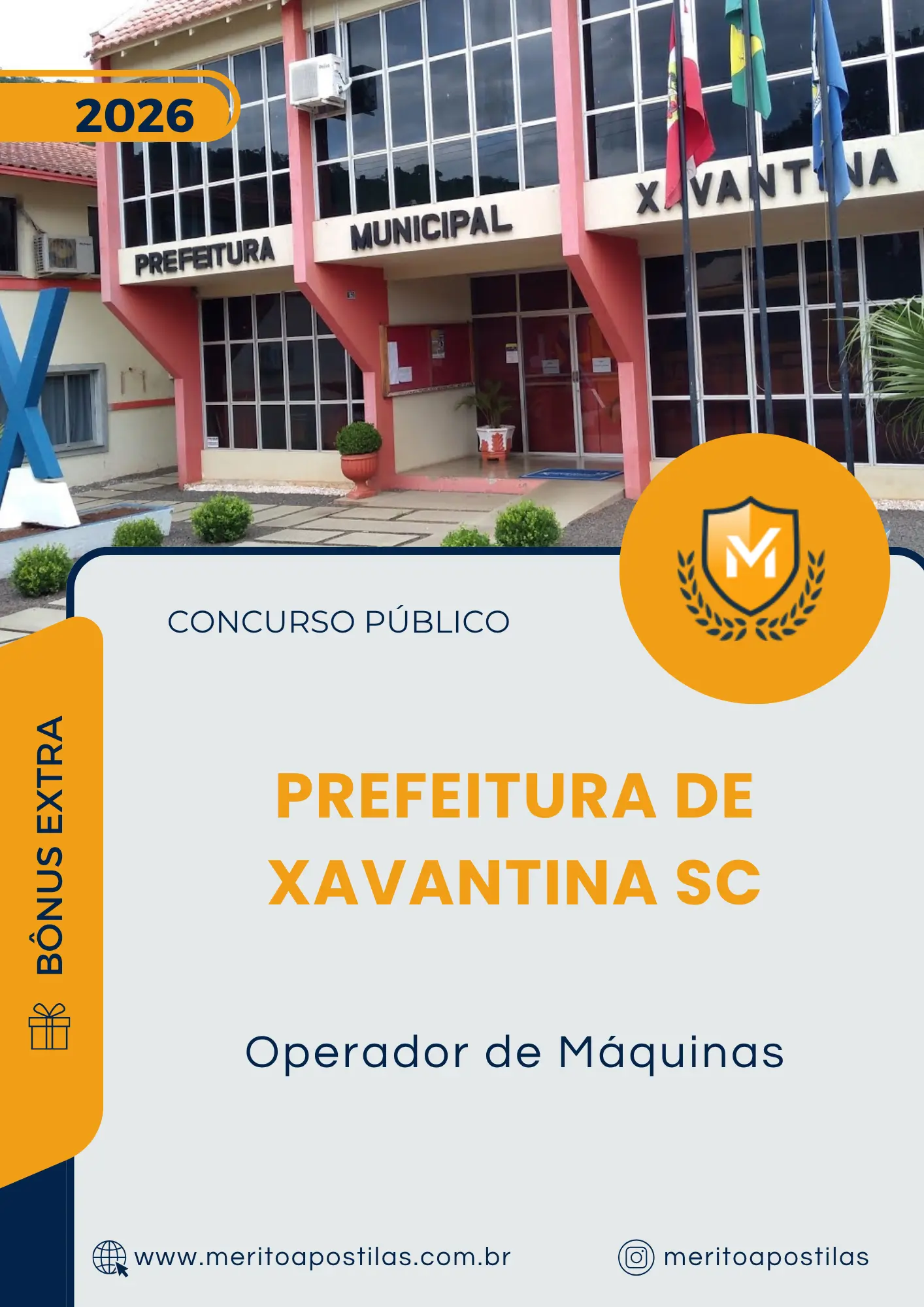 Apostila Operador de Máquinas Prefeitura de Xavantina SC 2026