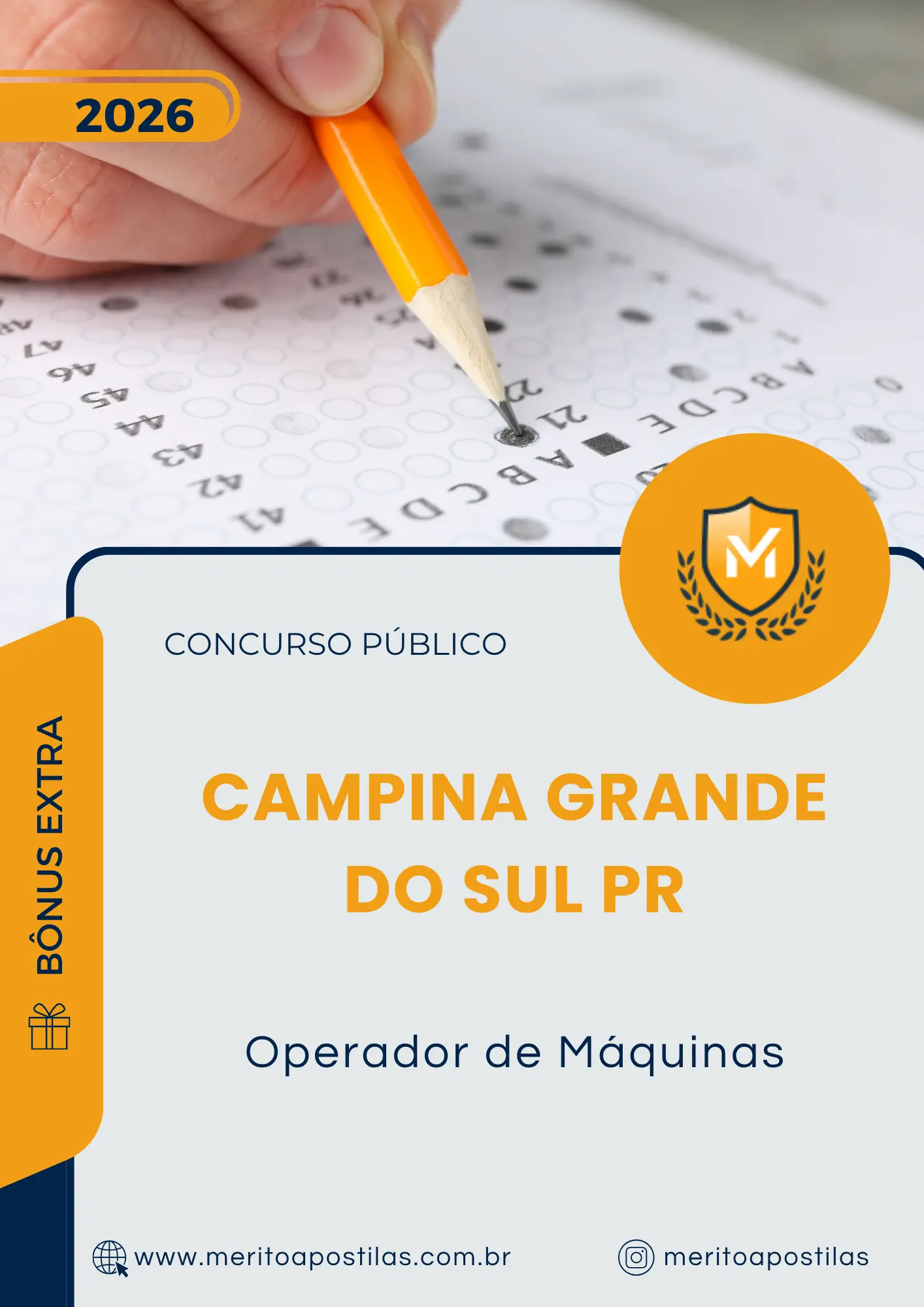 Apostila Operador de Máquinas Prefeitura de Campina Grande do Sul PR 2026
