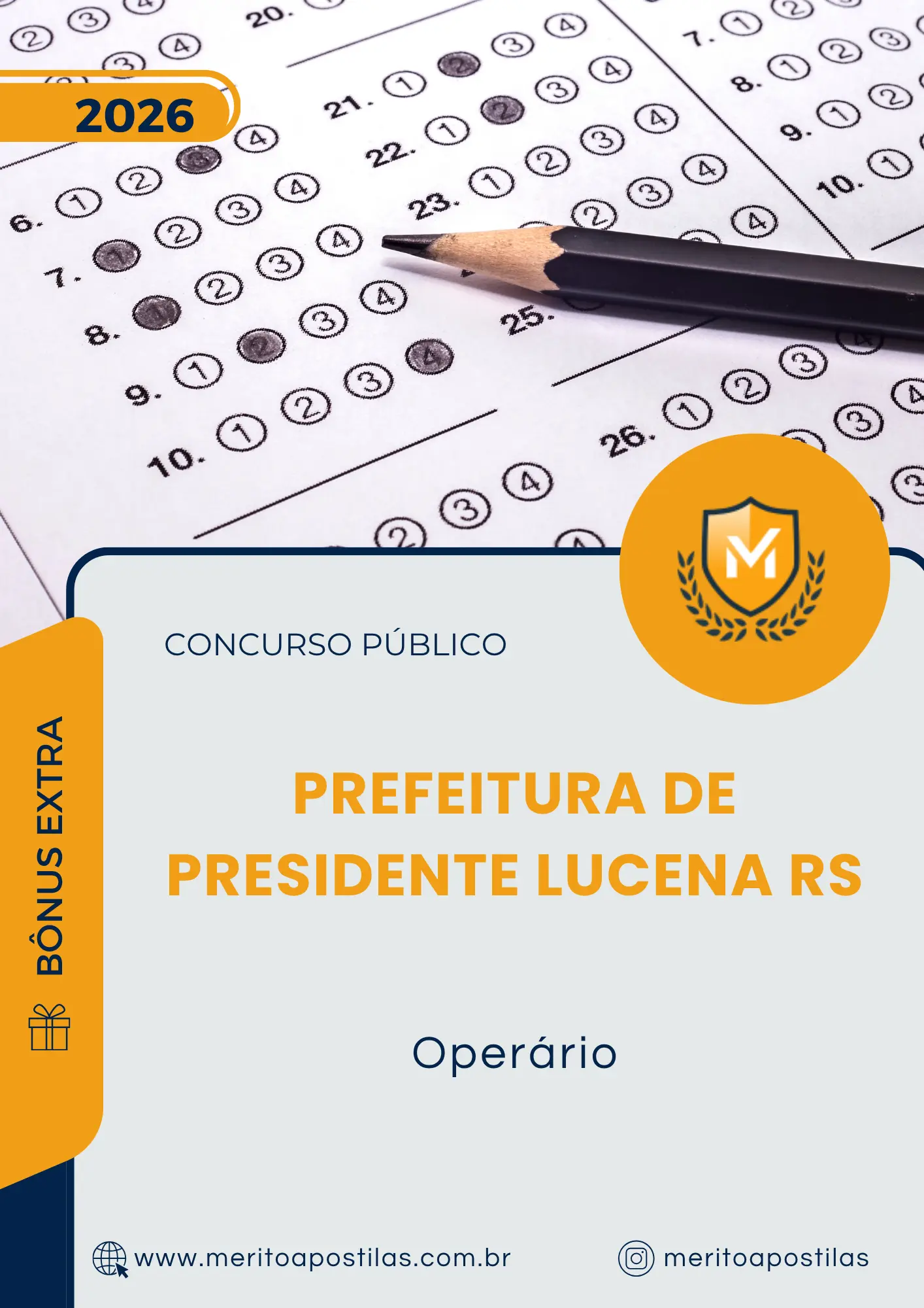 Apostila Operário Prefeitura de Presidente Lucena RS 2026
