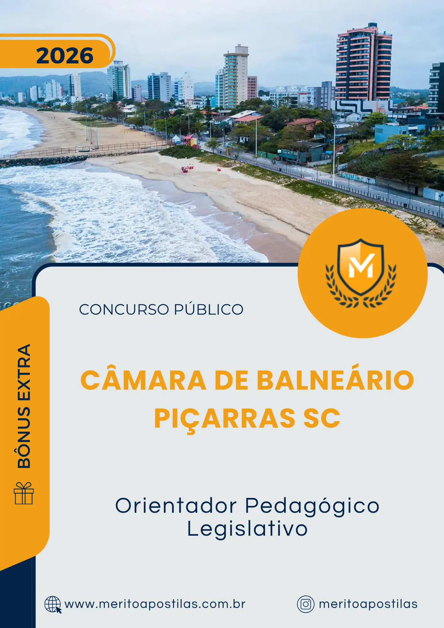Apostila Orientador Pedagógico Legislativo Câmara de Balneário Piçarras SC 2026