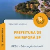 Apostila PEB I Educação Infantil Prefeitura de Mairiporã SP 2026