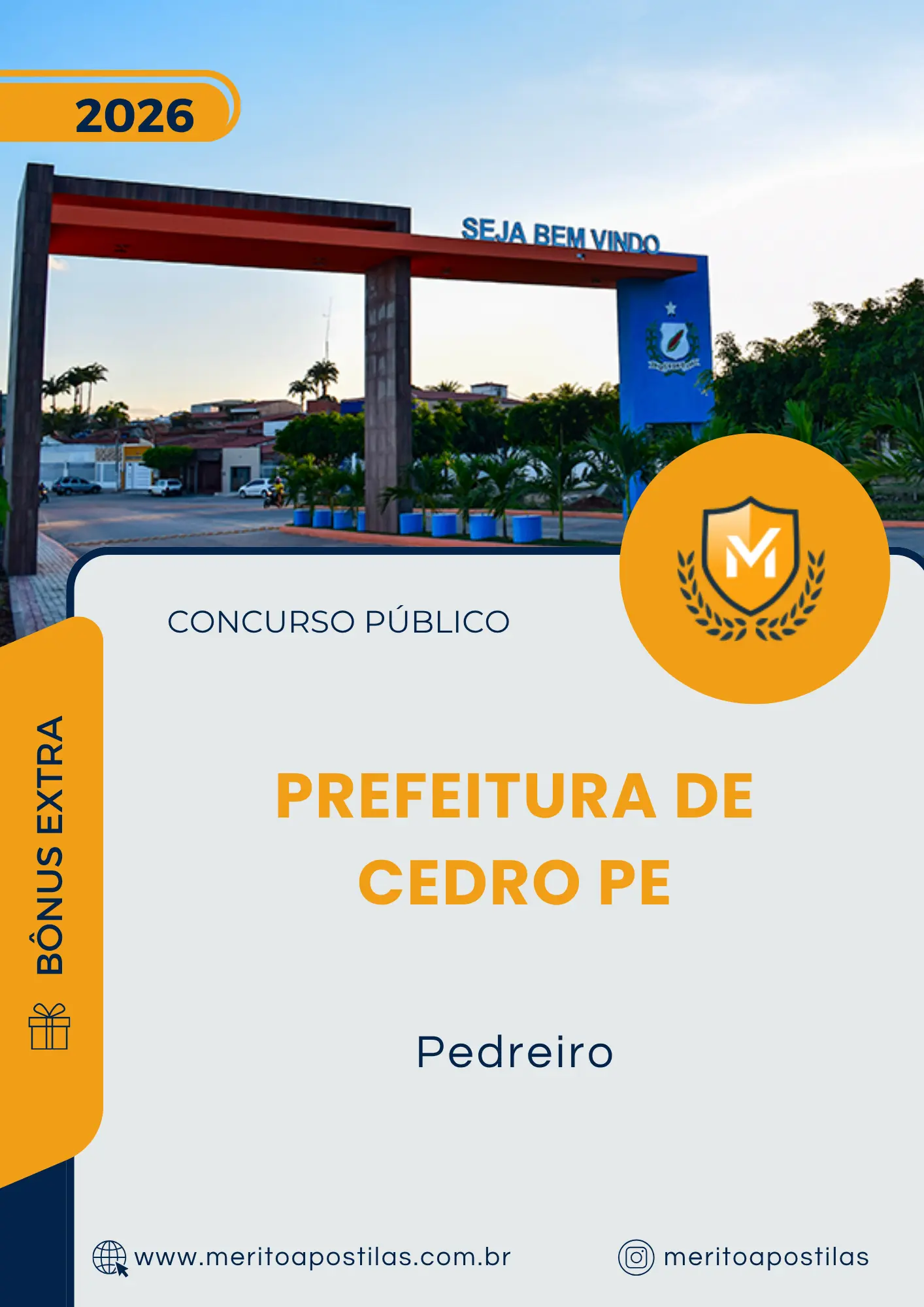Apostila Pedreiro Prefeitura de Cedro PE 2026