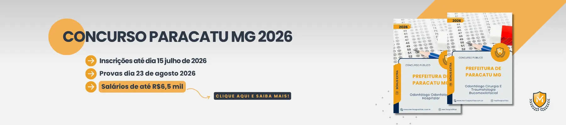 Prefeitura de Paracatu MG 2026
