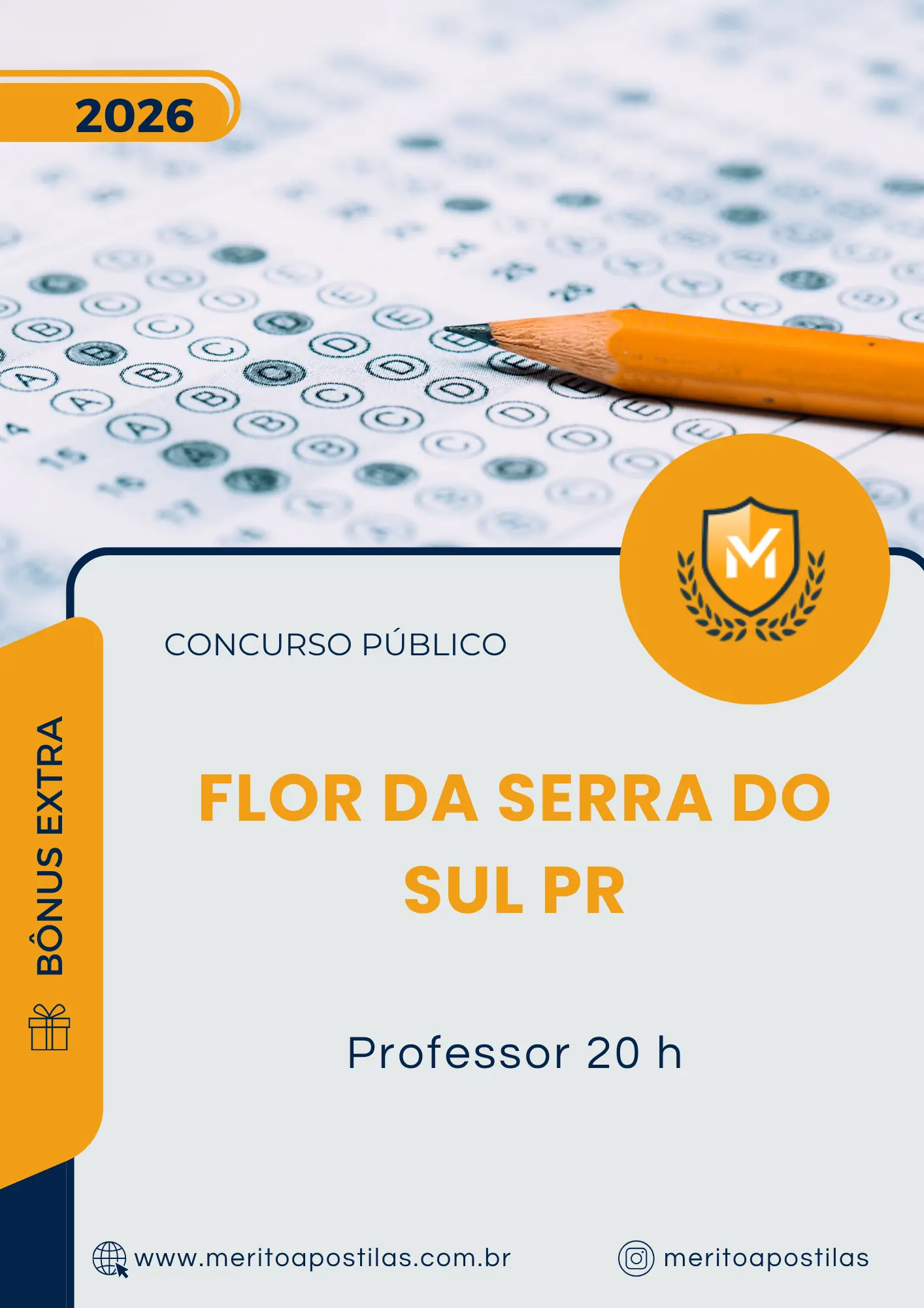 Apostila Professor 20 h Prefeitura de Flor da Serra do Sul PR 2026