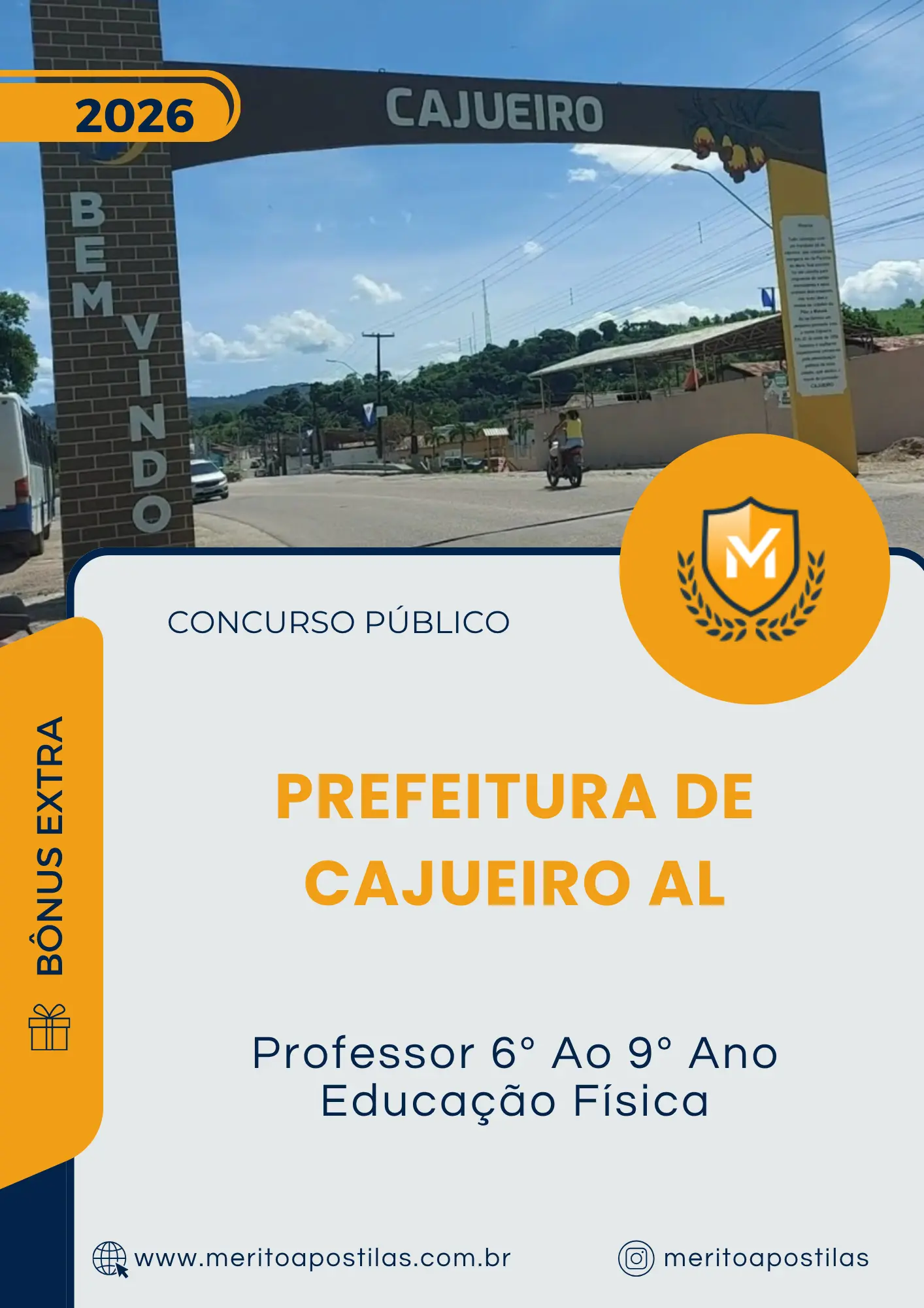 Apostila Professor 6º Ao 9º Ano Educação Física Prefeitura de Cajueiro AL 2026
