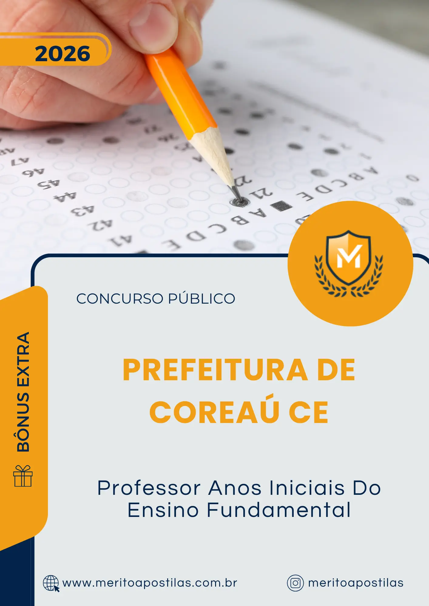Apostila Professor Anos Iniciais Do Ensino Fundamental Prefeitura de Coreaú CE 2026