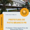 Apostila Professor Área específica de Educação Física Prefeitura de Pato Branco PR 2026