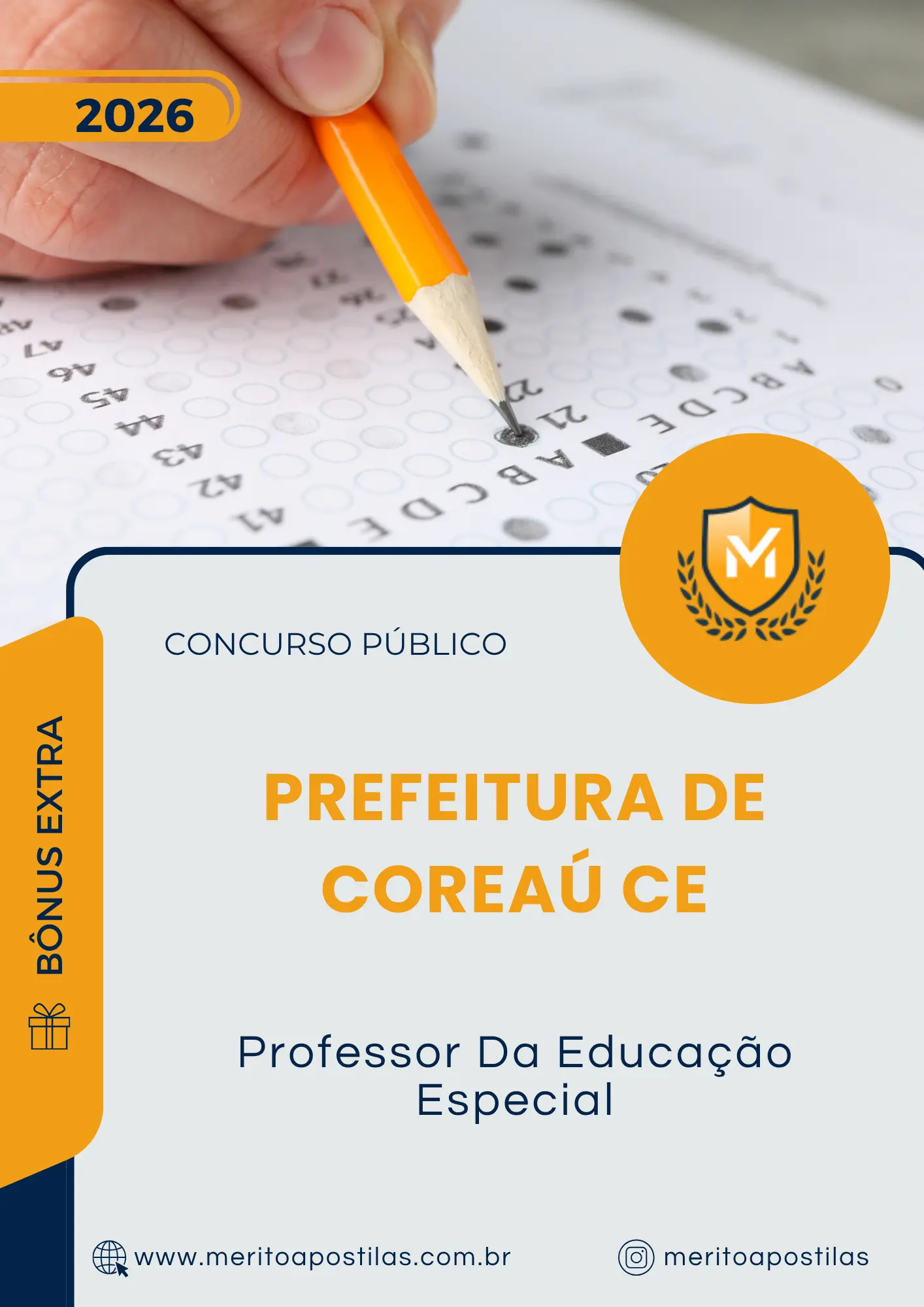 Apostila Professor Da Educação Especial Prefeitura de Coreaú CE 2026